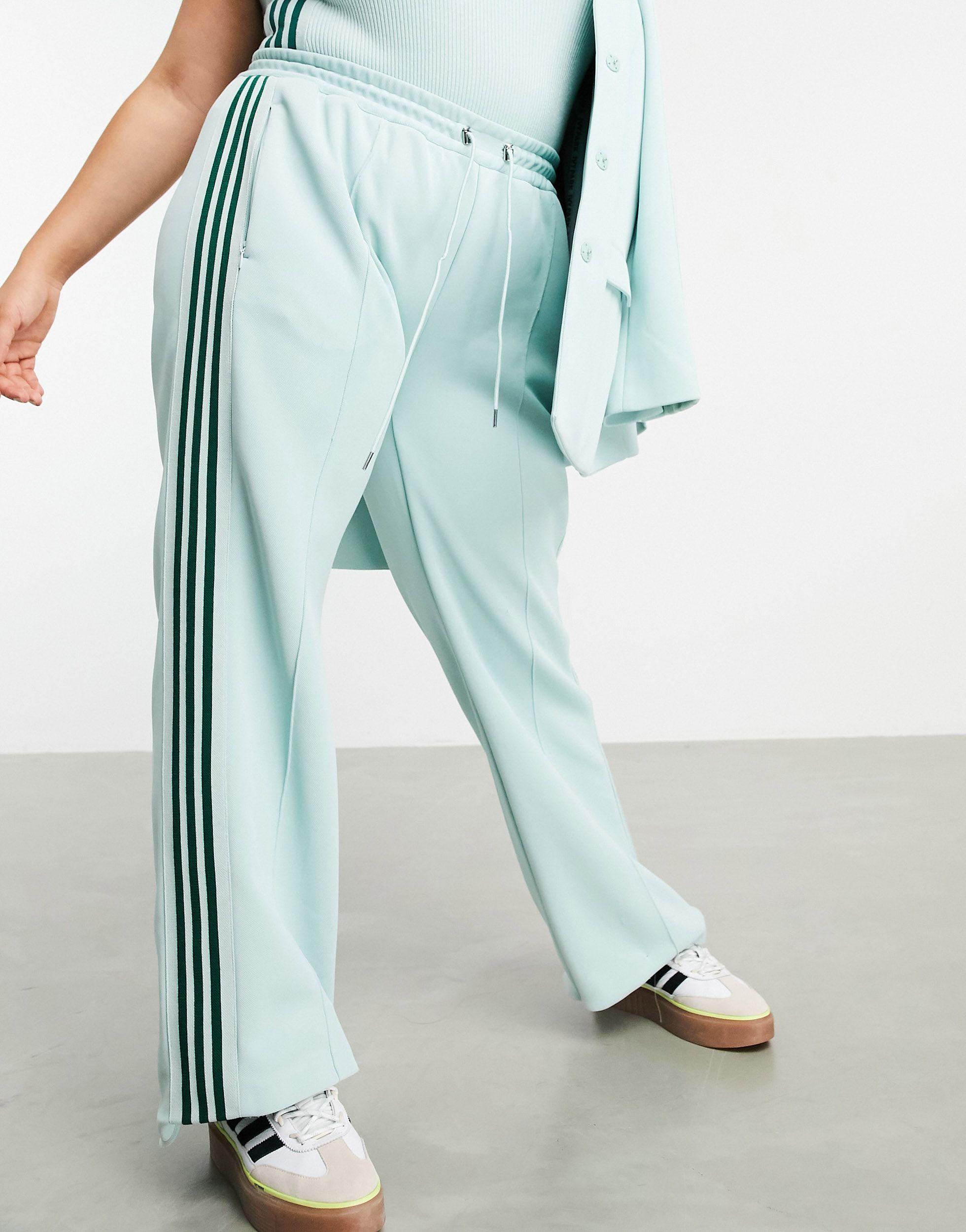 Ivy Park Adidas X Plus Wide Leg Trousers in Green