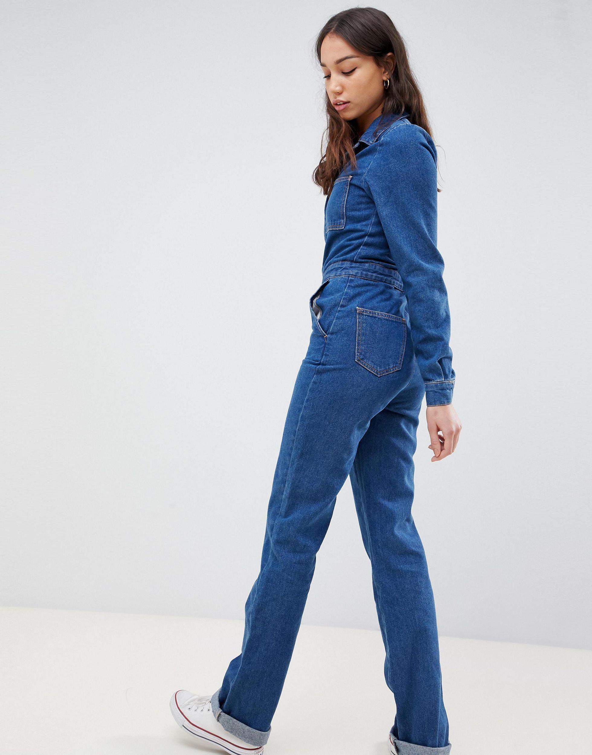 ASOS Denim Asos Design Tall Boilersuit 