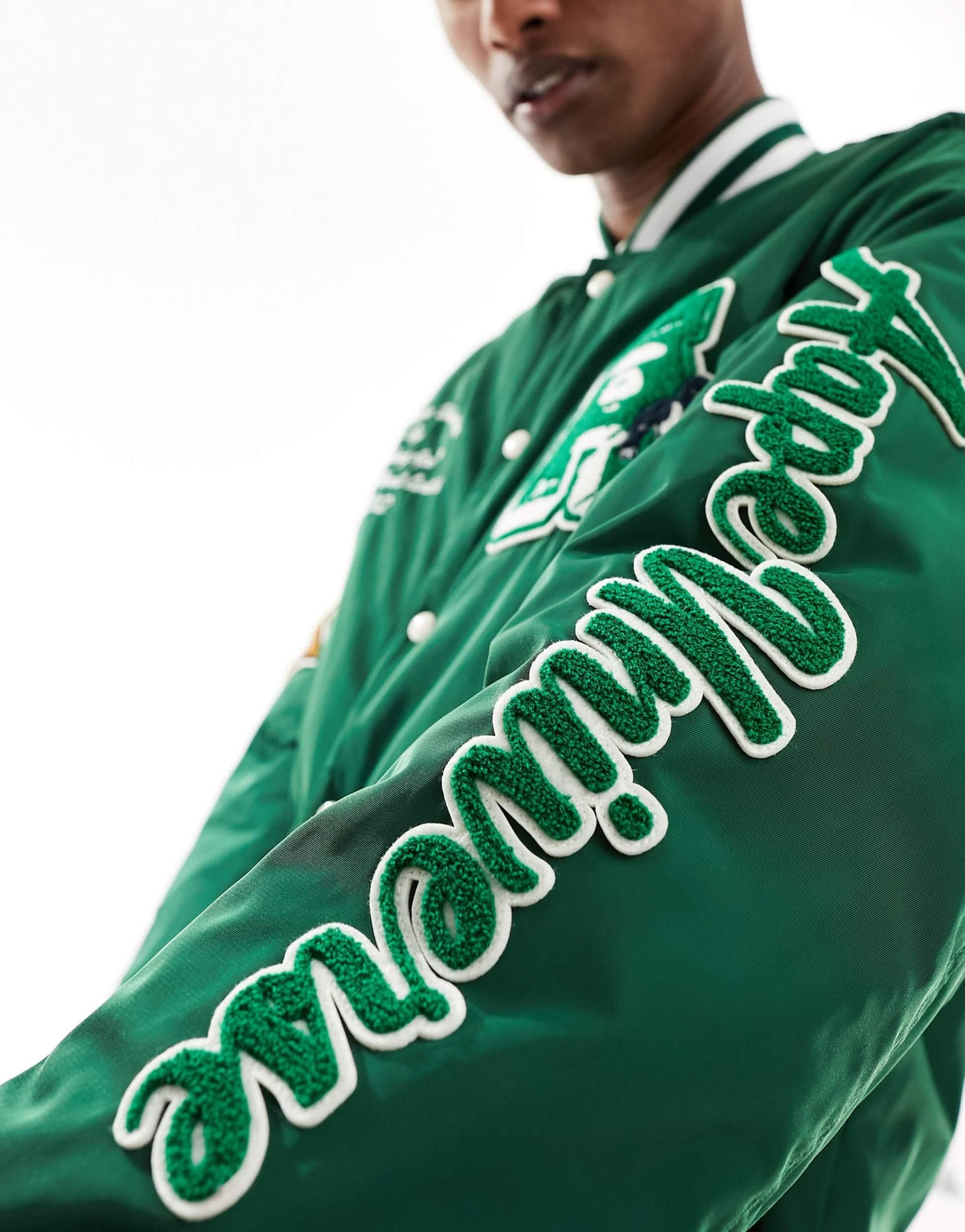Aape By A Bathing Ape Aape By A Bathing Ape College Varsity Jacket