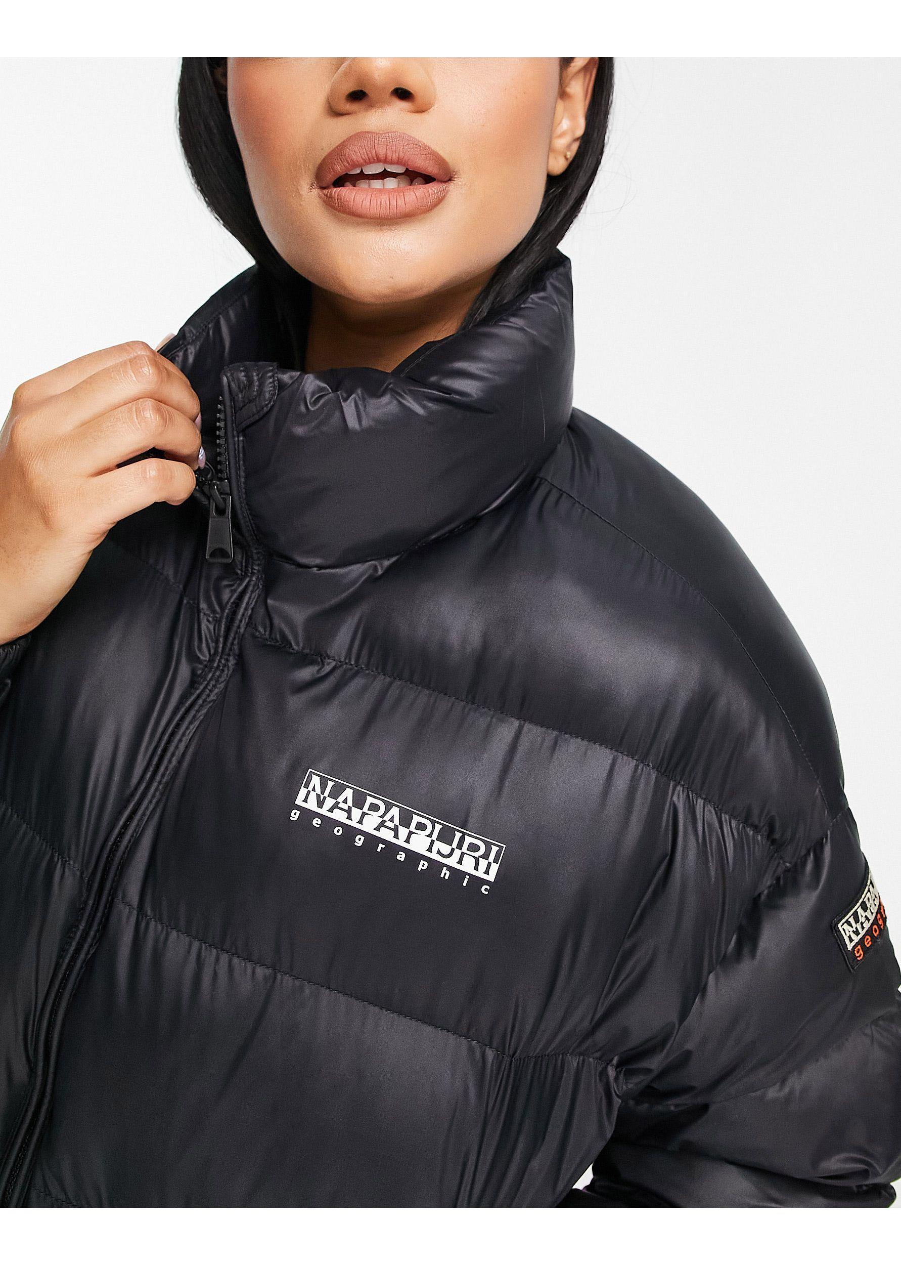 Napapijri Box Cropped Puffer Jacket in 