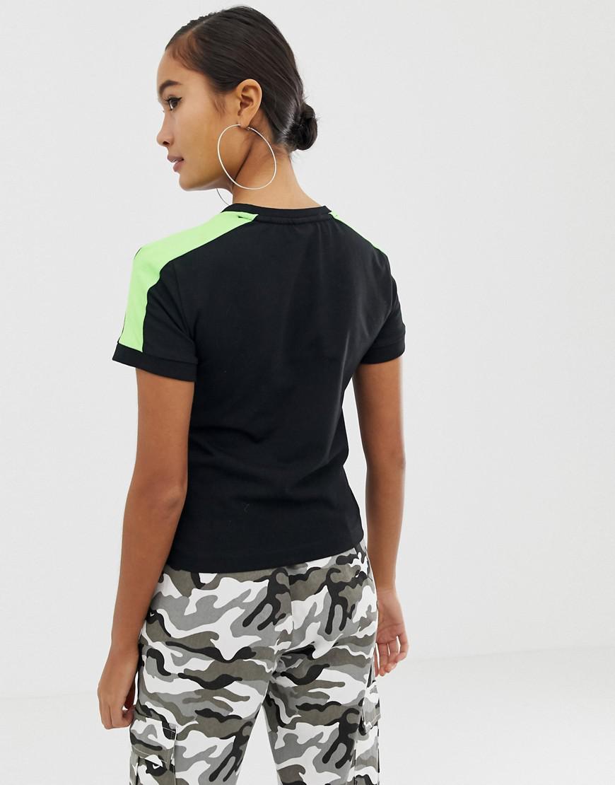 puma neon green t shirt