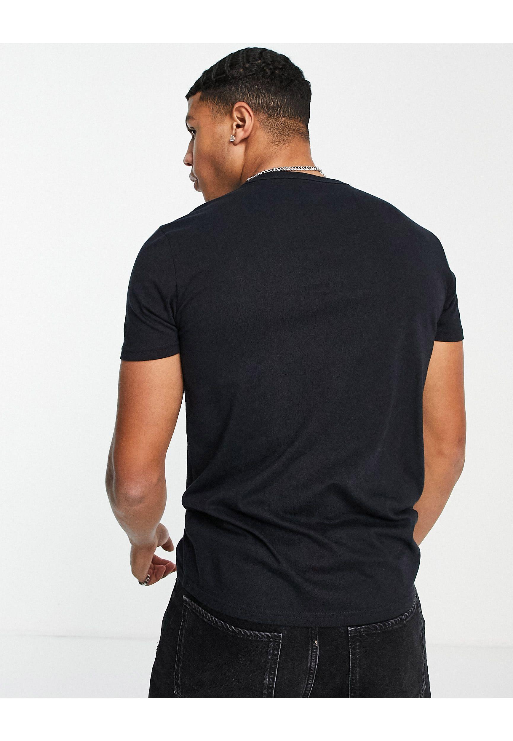 Hollister T-shirt With Ombre Effect in Black for Men | Lyst