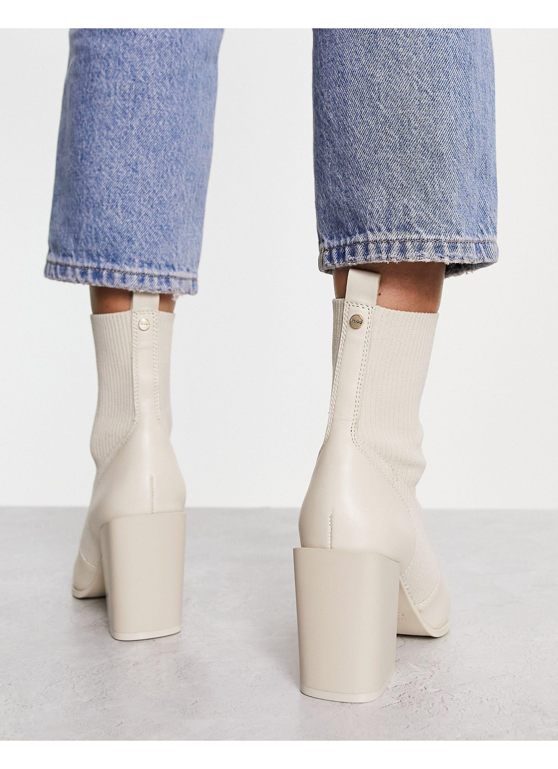 ALDO Ganina Heeled Western Style Boots in Blue Lyst