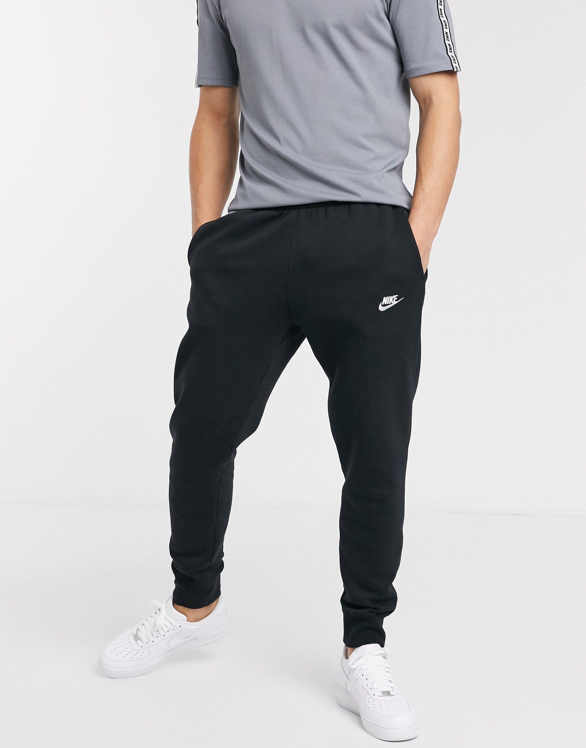 Club - Jogger resserré aux chevilles - Noir Nike pour homme | Lyst