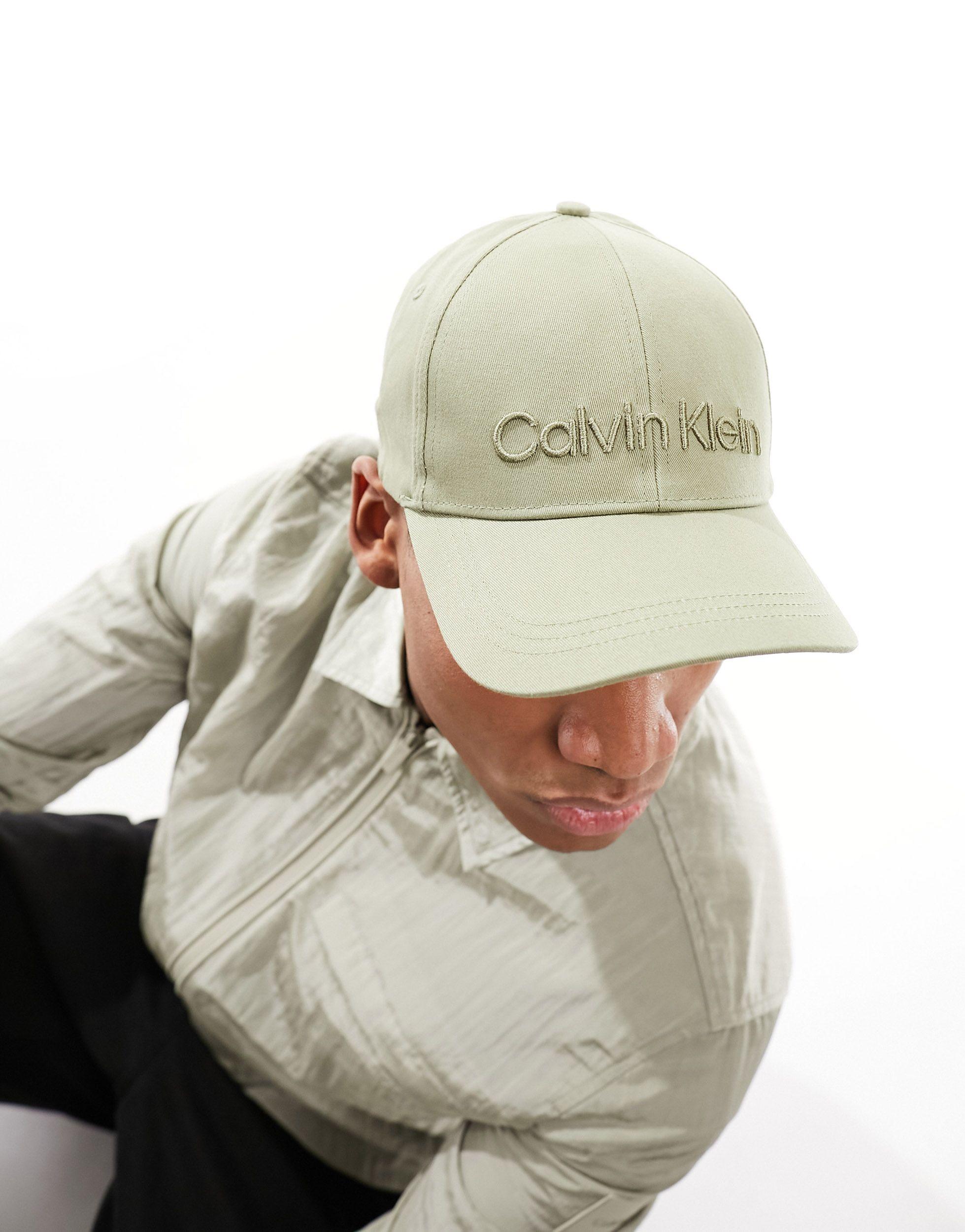 Calvin Klein Embroidered Baseball Cap in Metallic for Men | Lyst UK