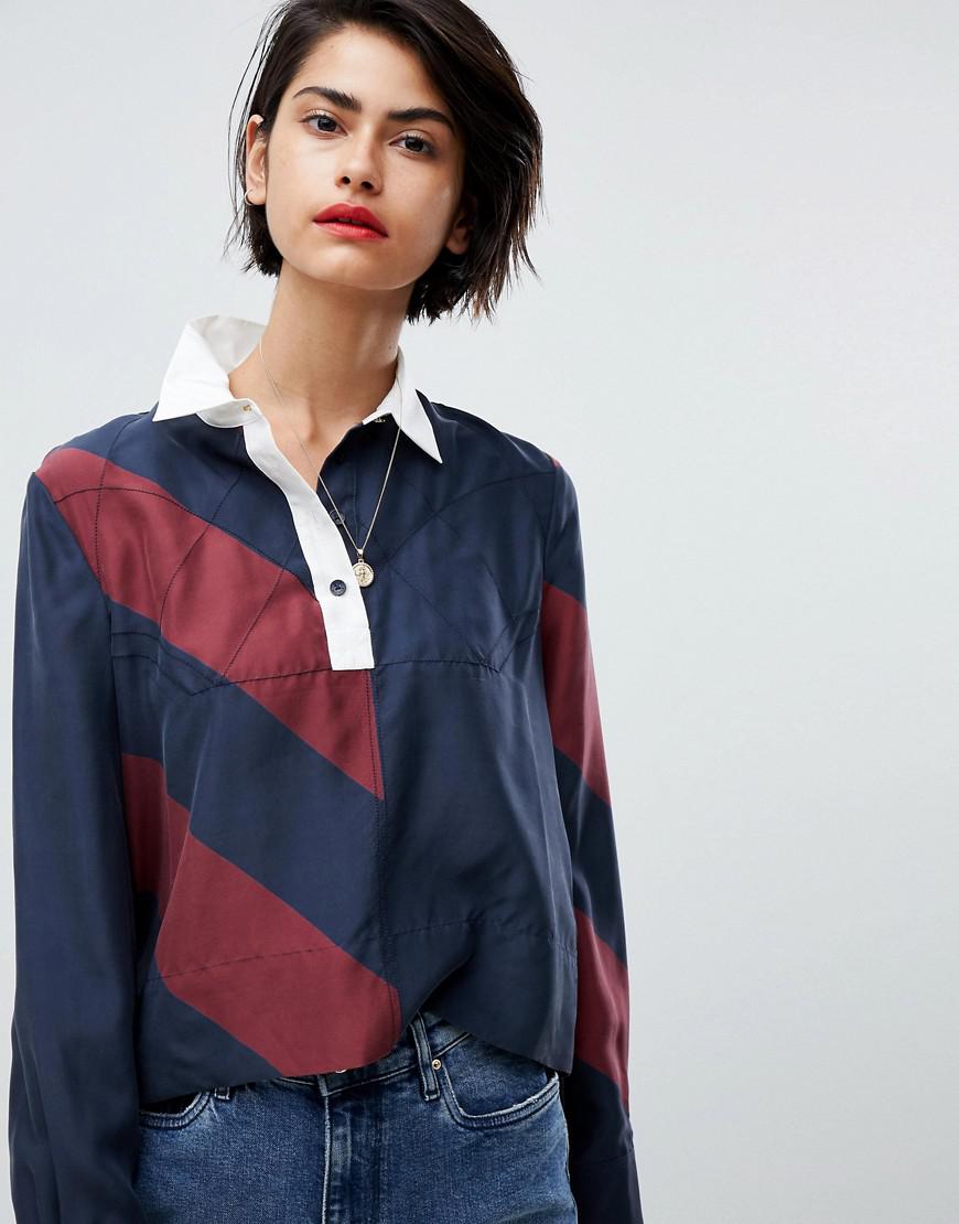 tommy hilfiger rugby shirt womens