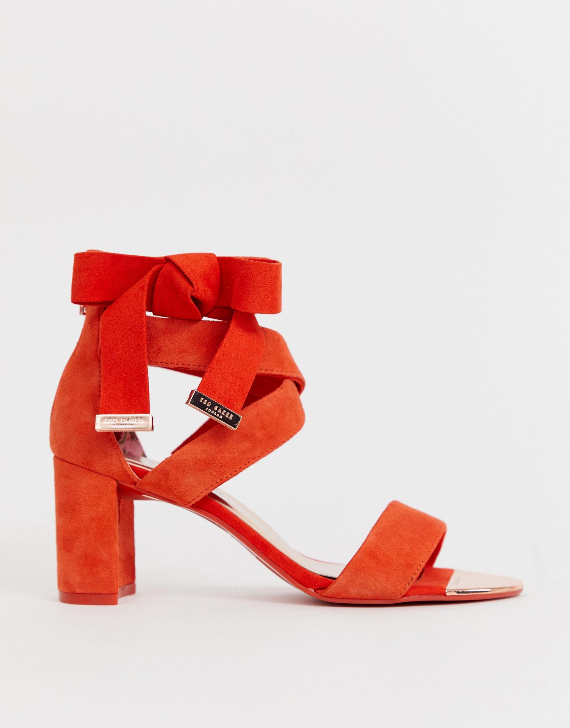 Ted baker red sandals best sale