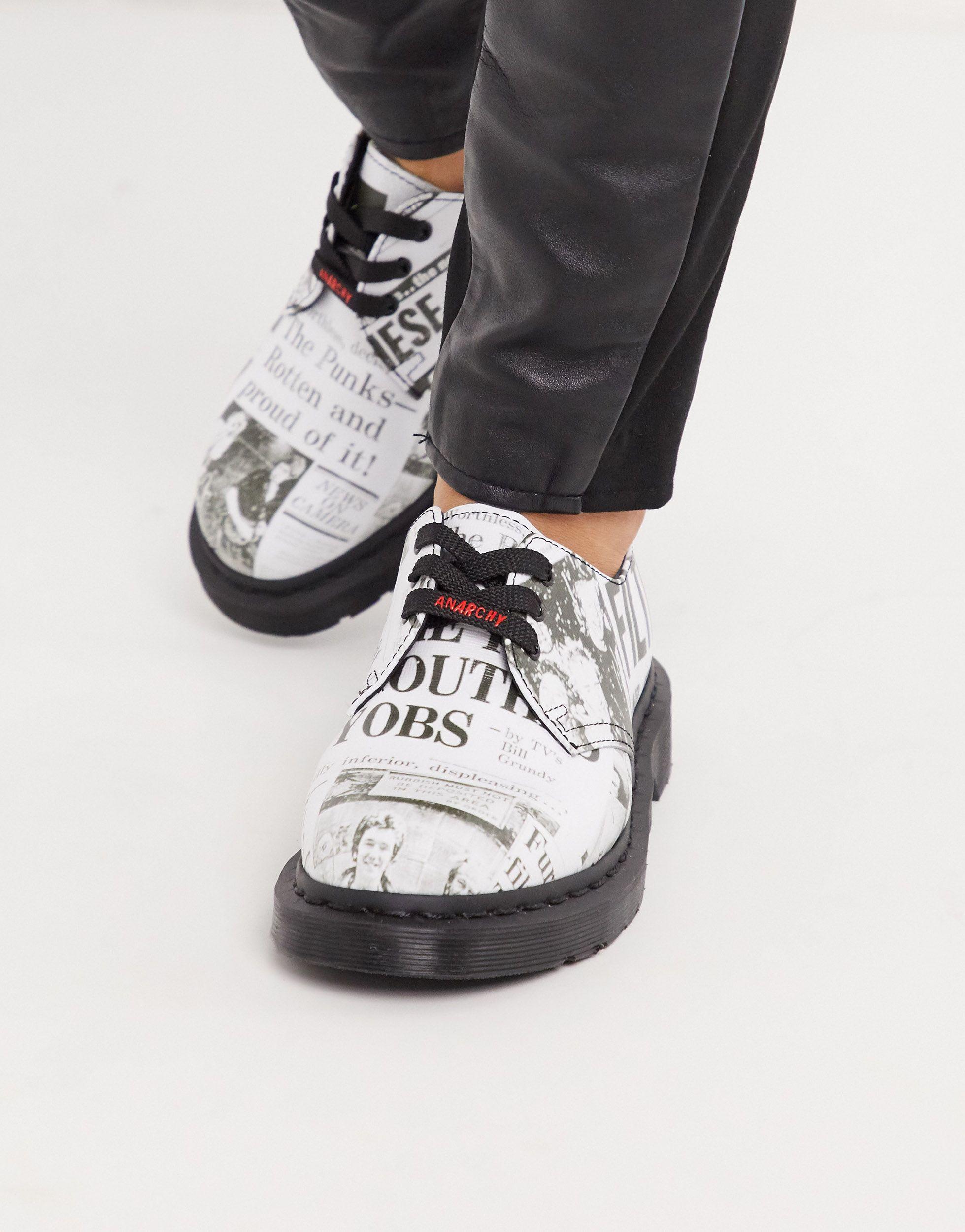 DR MARTENS BOTAS DE PIEL CON CORDONES 1460 SMOOTH BLANCO