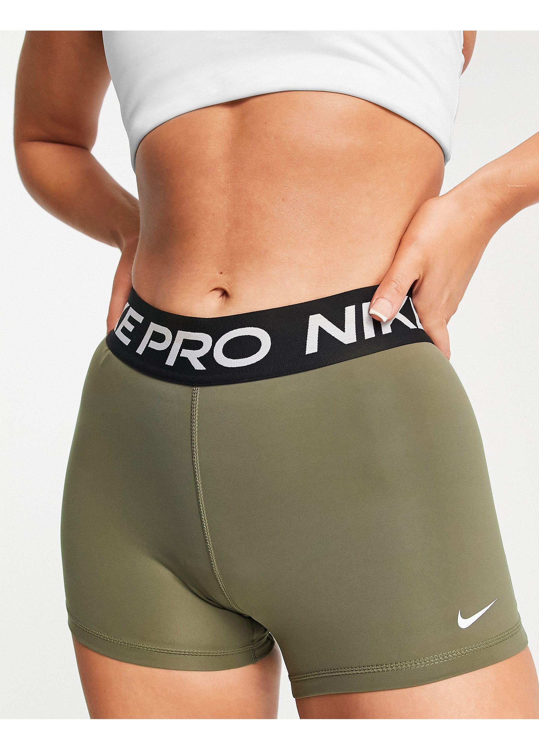 Nike Nike Pro Training 365 3-inch Shorts in Green | Lyst