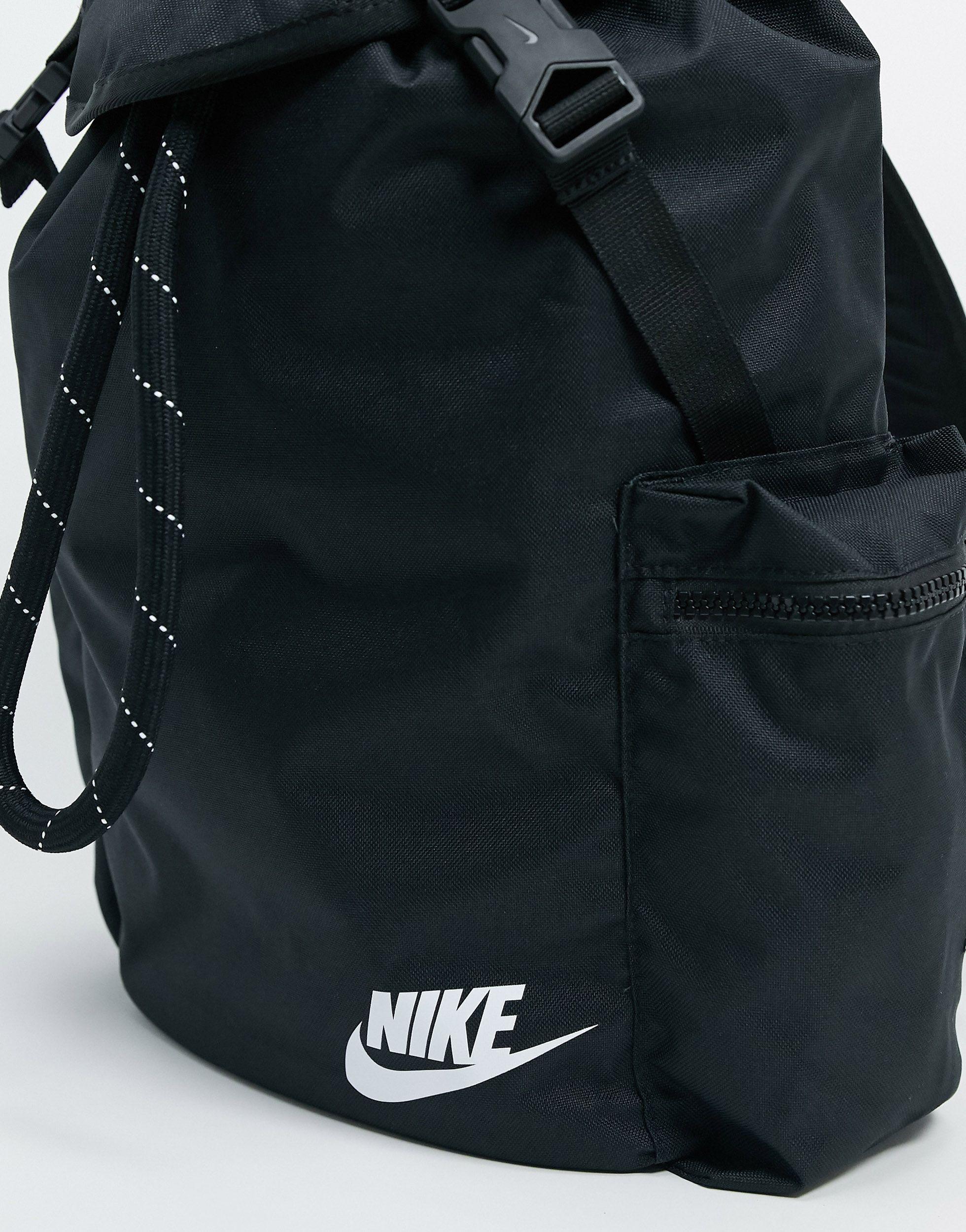 Nike Utility Pocket Black Backpack | Lyst