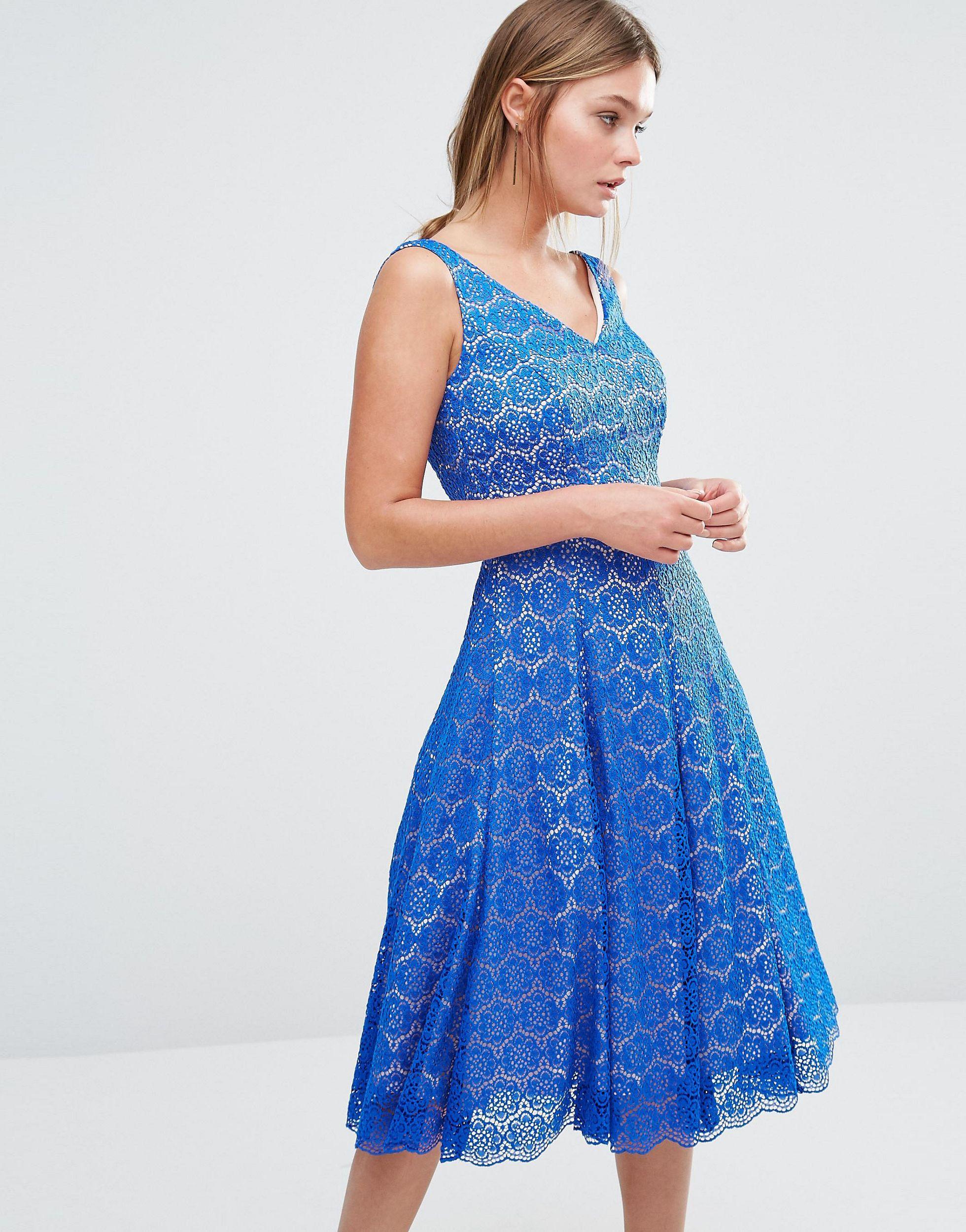 Coast Azaela Cocktail Dress / Party Dress in Blue | Lyst