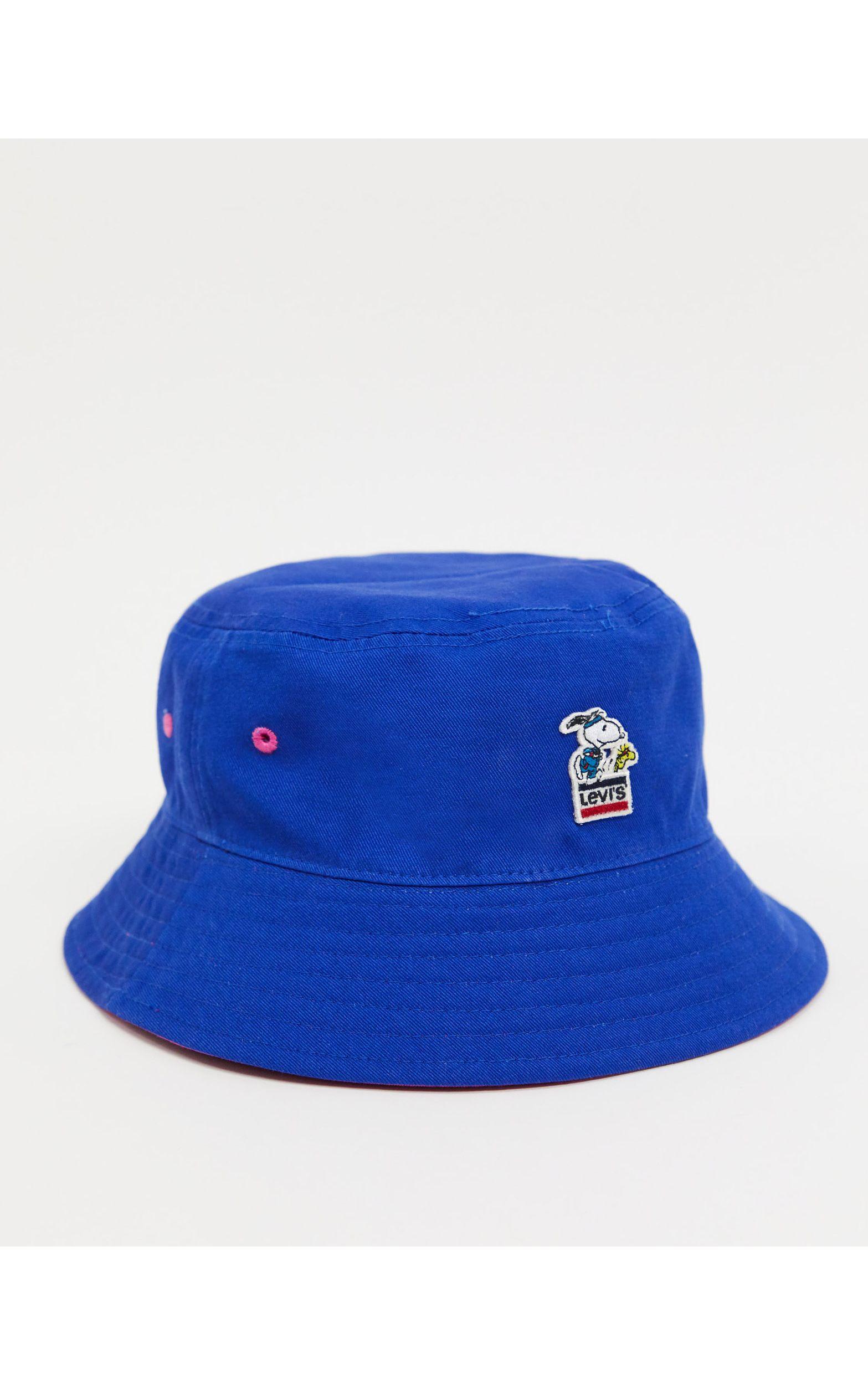 Levi's X Snoopy Reversible Bucket Hat in Pink for Men | Lyst Australia