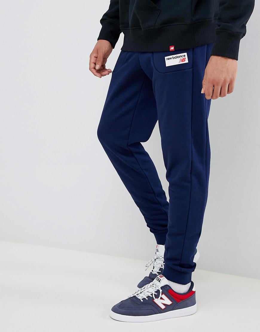 new balance navy joggers