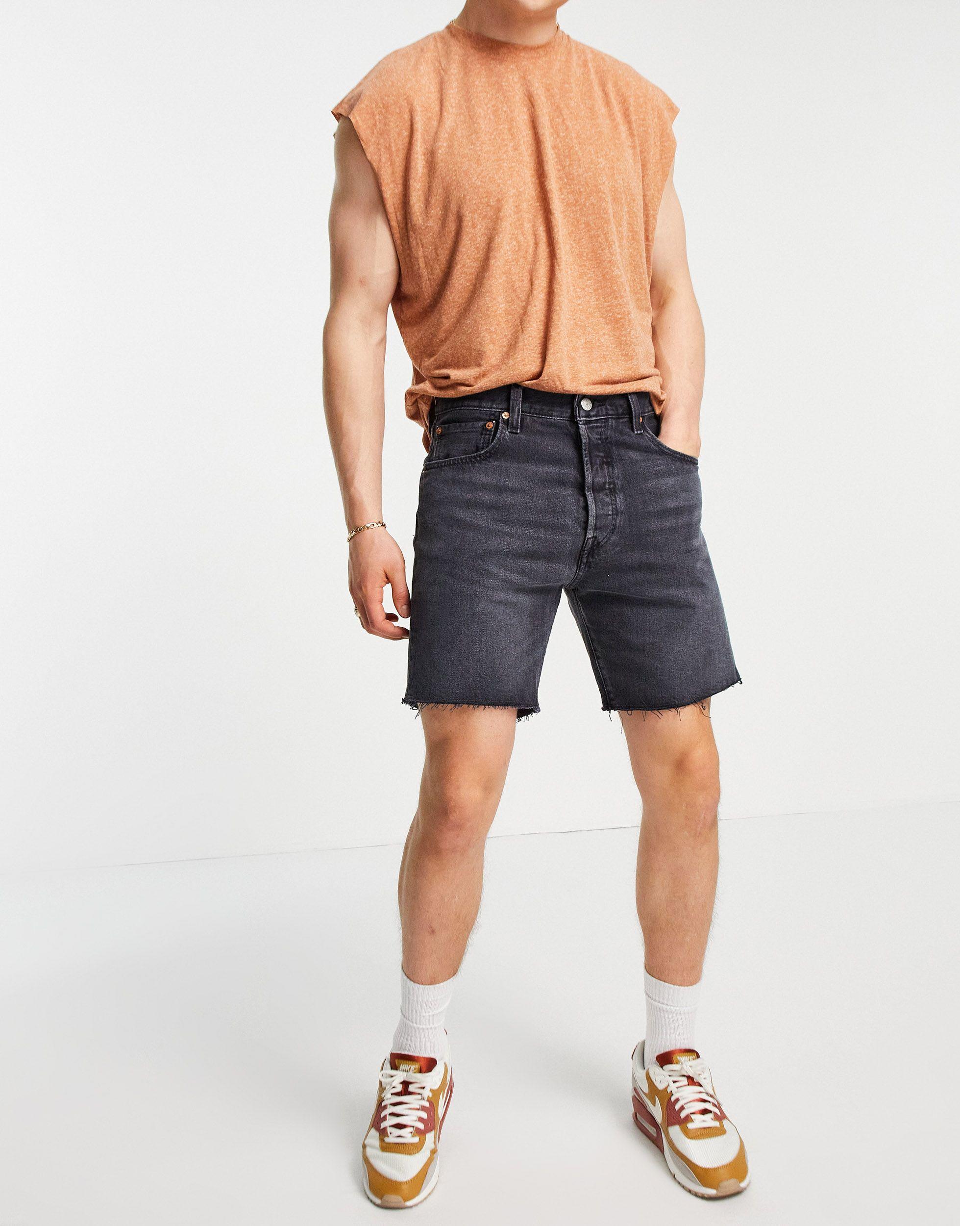 Levi's youth 501 93 – jeans-shorts mit passform in Schwarz für Herren DE