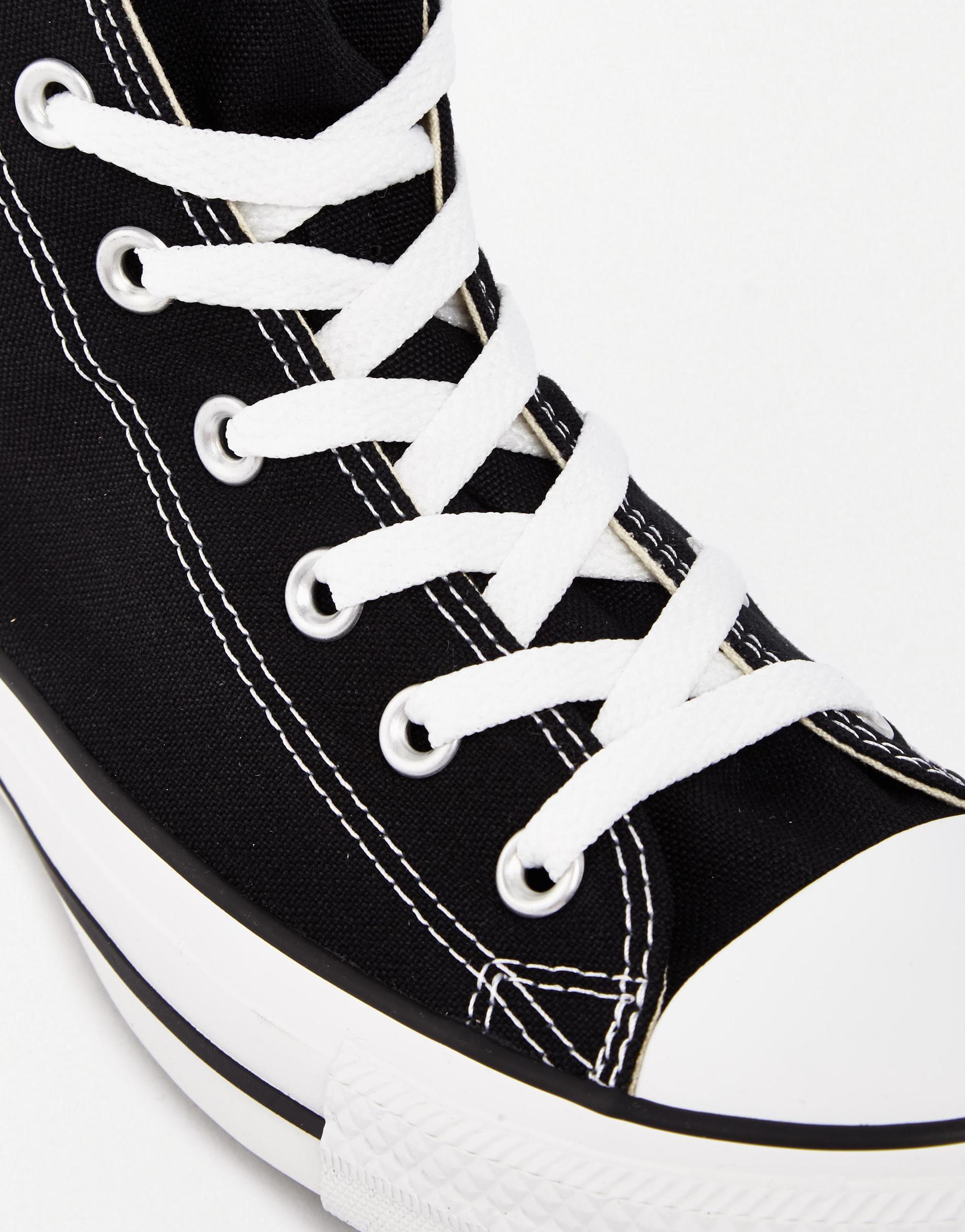 Converse All Star High Top Black Trainers - Save 26% - Lyst