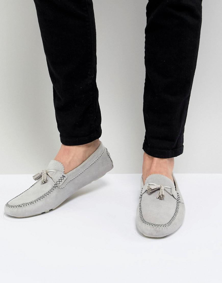 Ted Baker Erbonn Suede Drivers In Light 