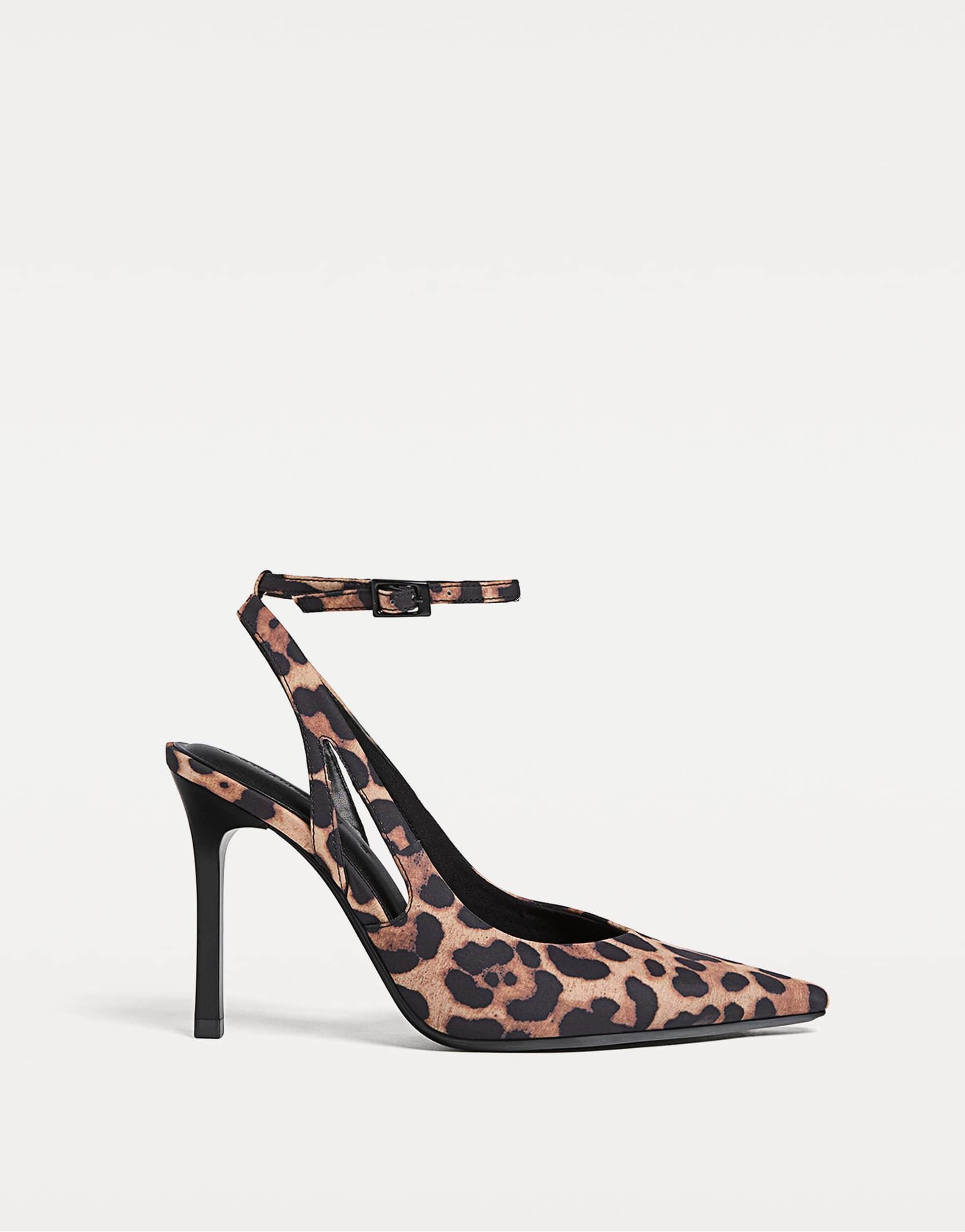 Escarpins Talon Aiguille Stradivarius Nubuck Moutarde - Taille 40 - Très Bon état