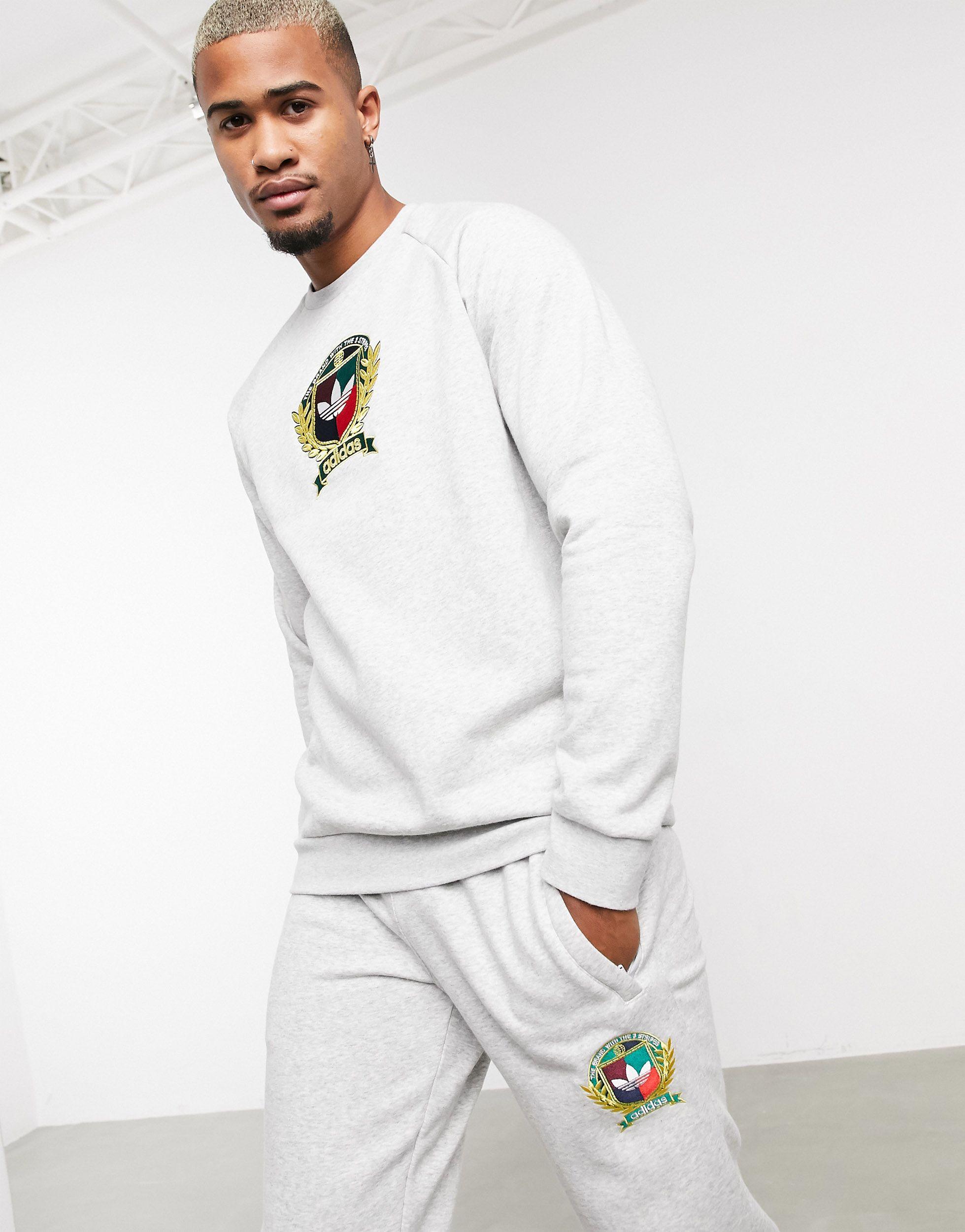 adidas originals collegiate crest hoodie