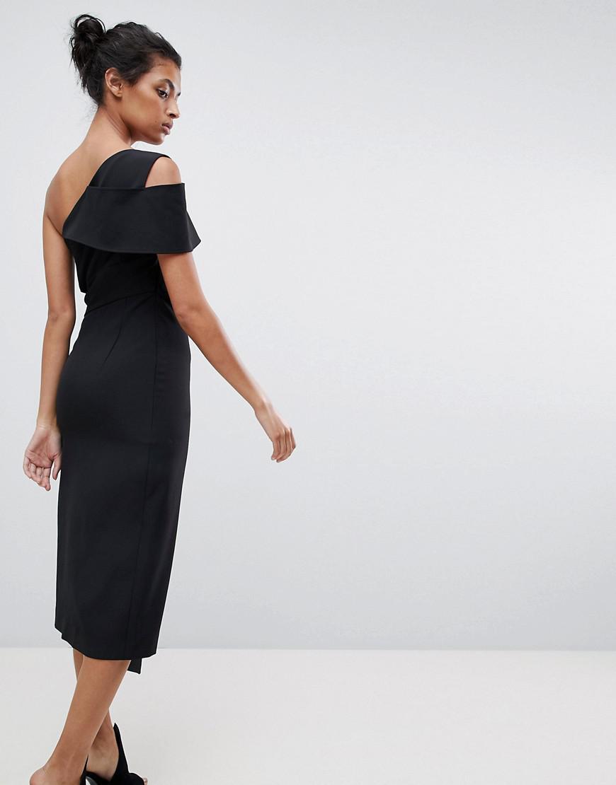 AQ/AQ Aq/aq One Shoulder Drape Front 
