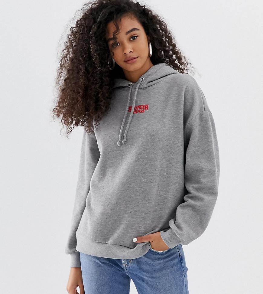 Sudadera con capucha en gris Stranger Things de Pull\u0026Bear de Denim de color  Gris | Lyst