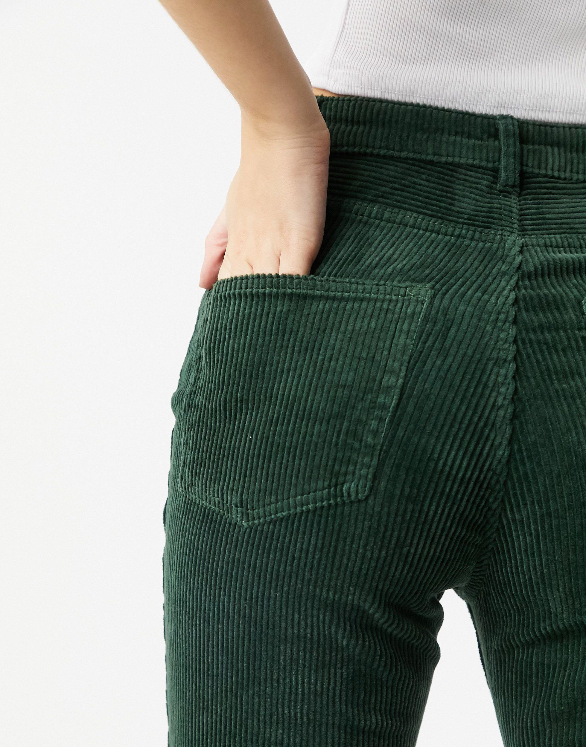 Monki Kimmy Cotton Cord Trousers in 
