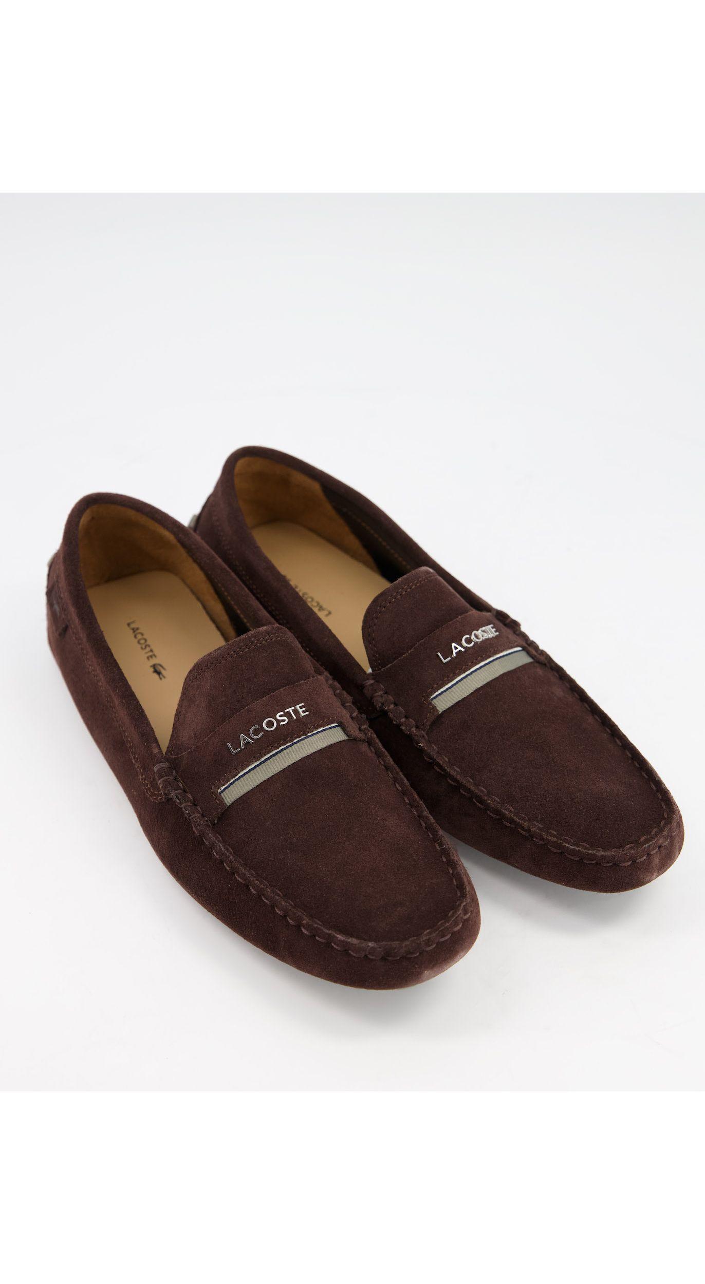 Lacoste Rubber Plaisance Driving Shoes in Brown for Men | Lyst