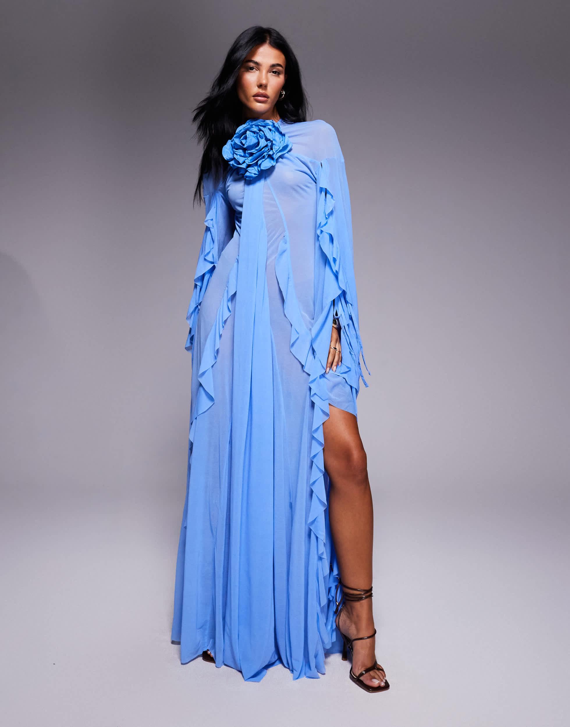 royal blue dress womens Royal Blue Off the Shoulder Puffy Quinceanera Dresses, Royal Blue / 16 main image 1