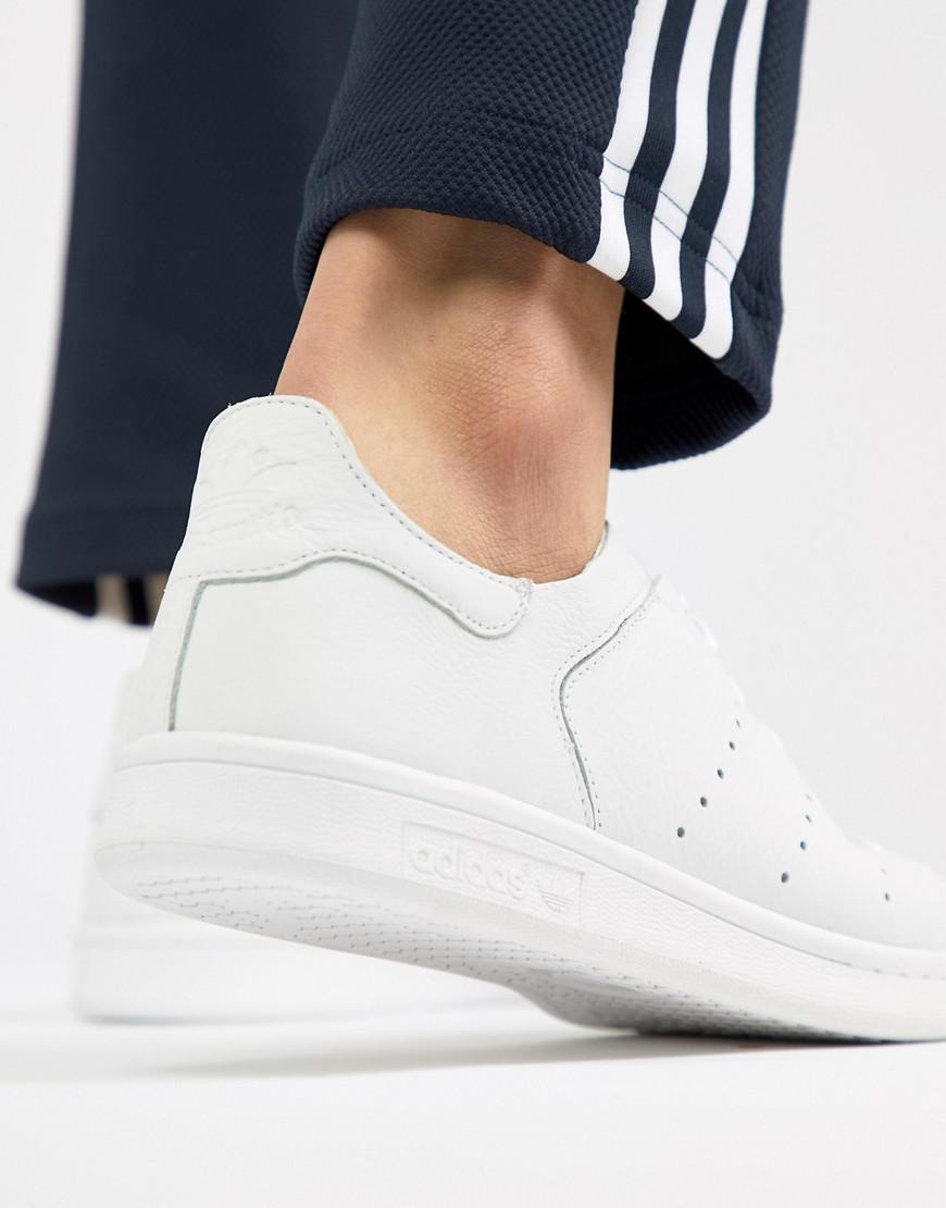 adidas Originals Stan Smith Lea Sock Sneakers In White Cq3031 for Men - Lyst