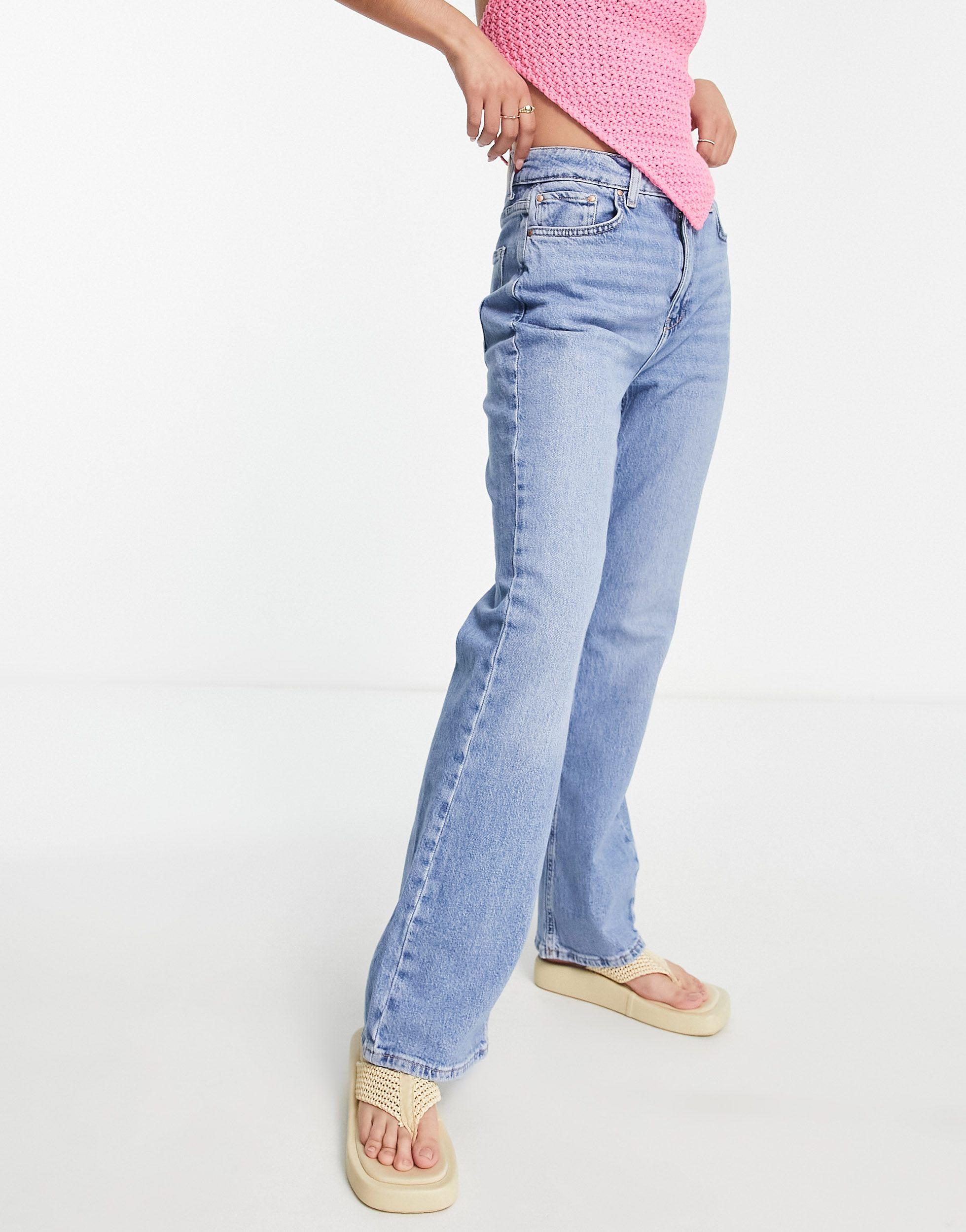 Jdy Flared Jeans Met Hoge Taille in het Blauw | Lyst NL