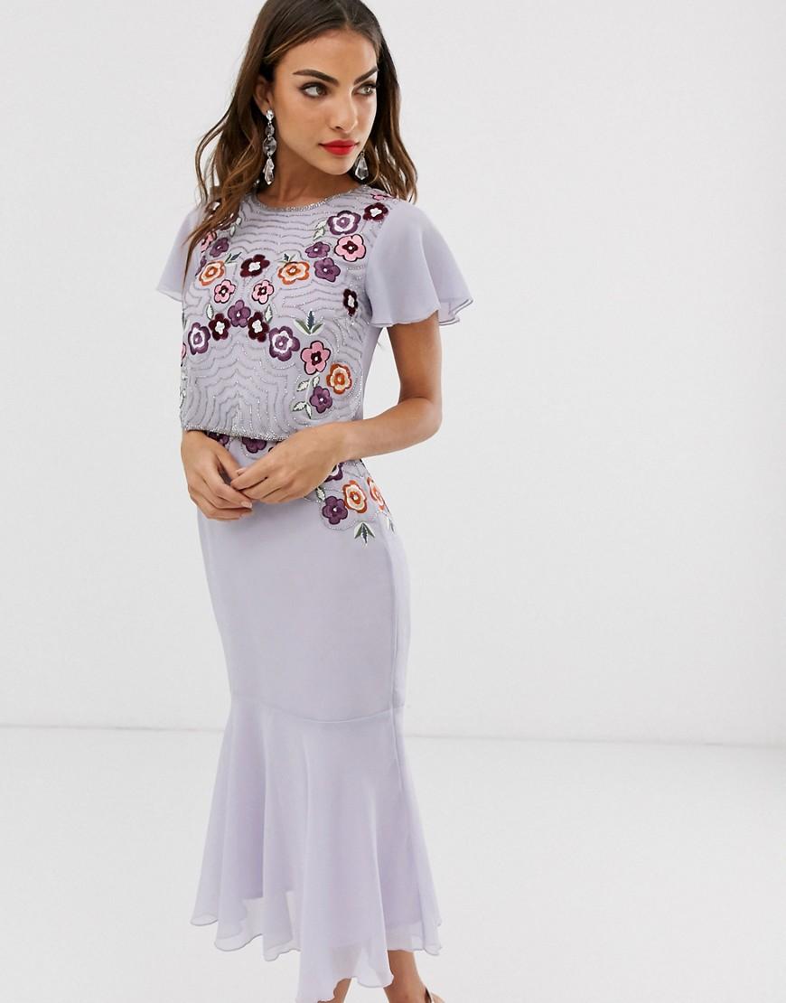 short frill frock