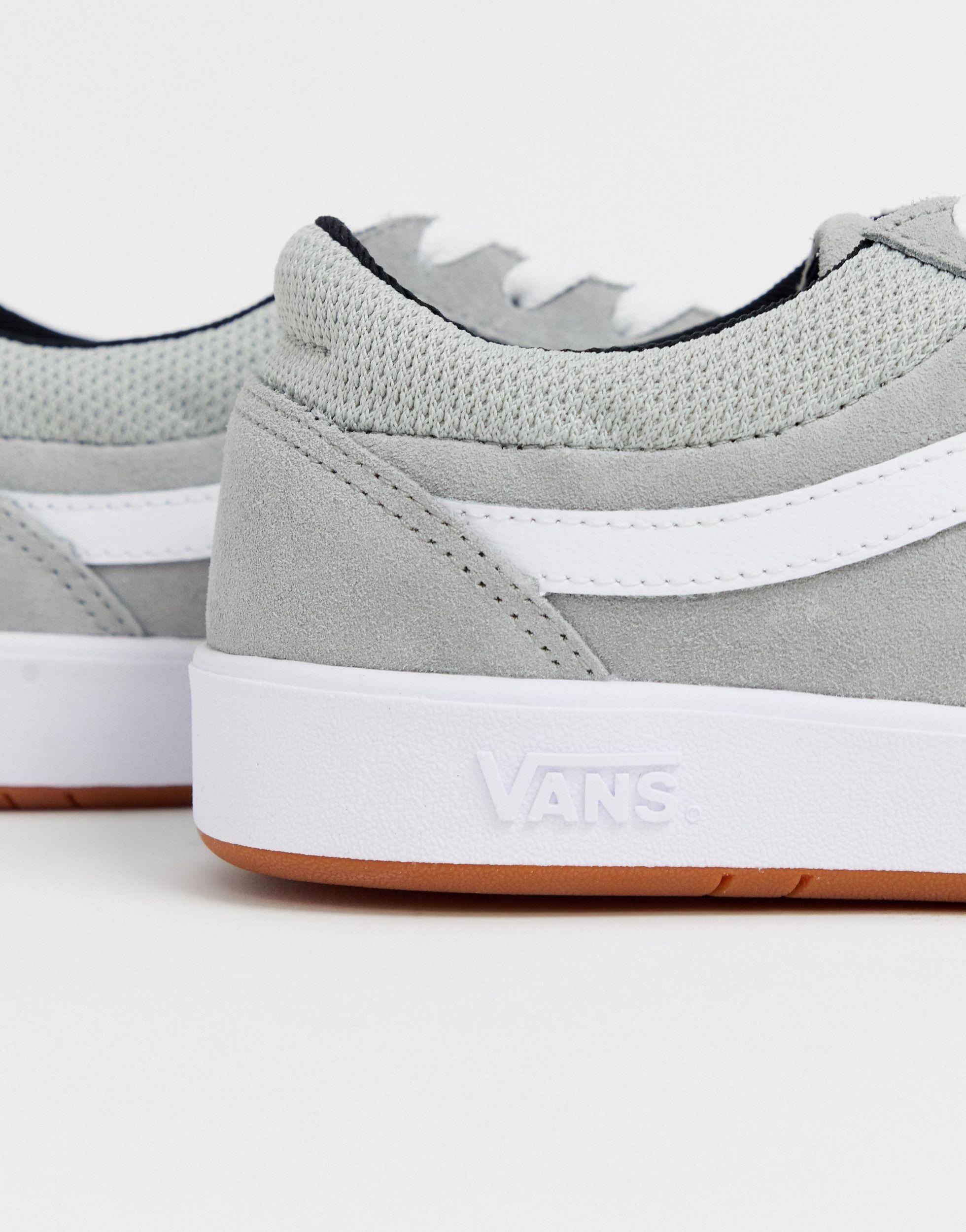 vans grey cruze trainers