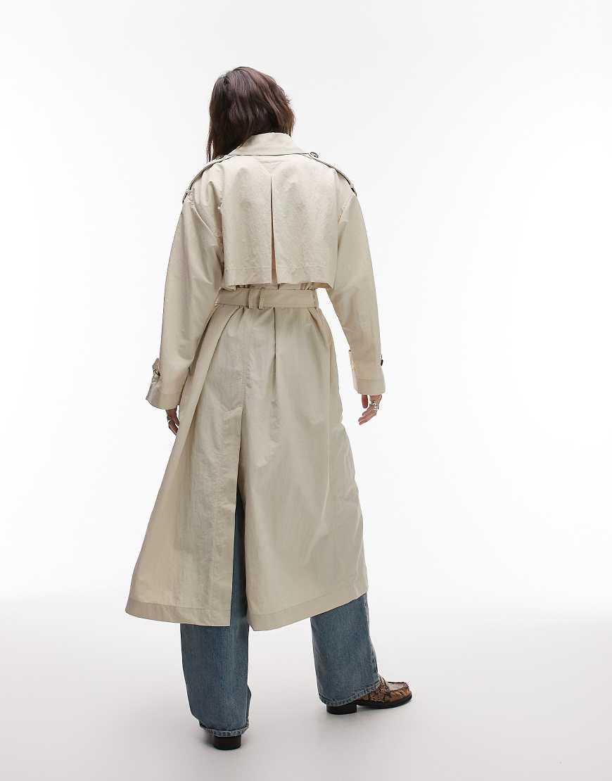 Tommy Hilfiger Lightweight Oversized Trench Coat in White Lyst UK