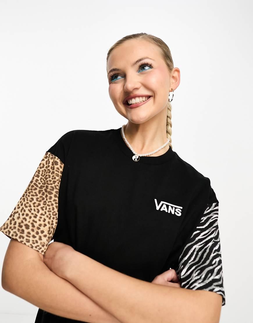 Clothing Black And White Vans T Shirt Vans Youth Style 76 T-Shirt