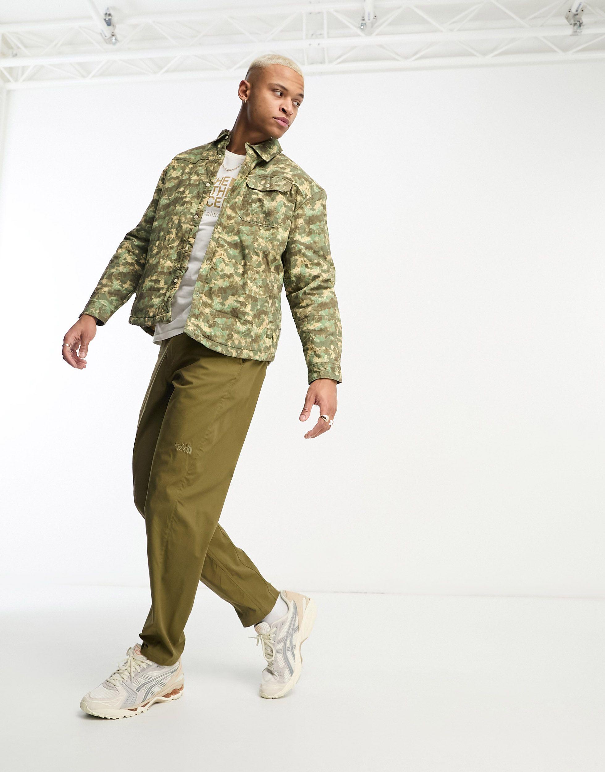 The North Face Heritage Loose Fit Utility Trousers in Green for Men | Lyst  Australia