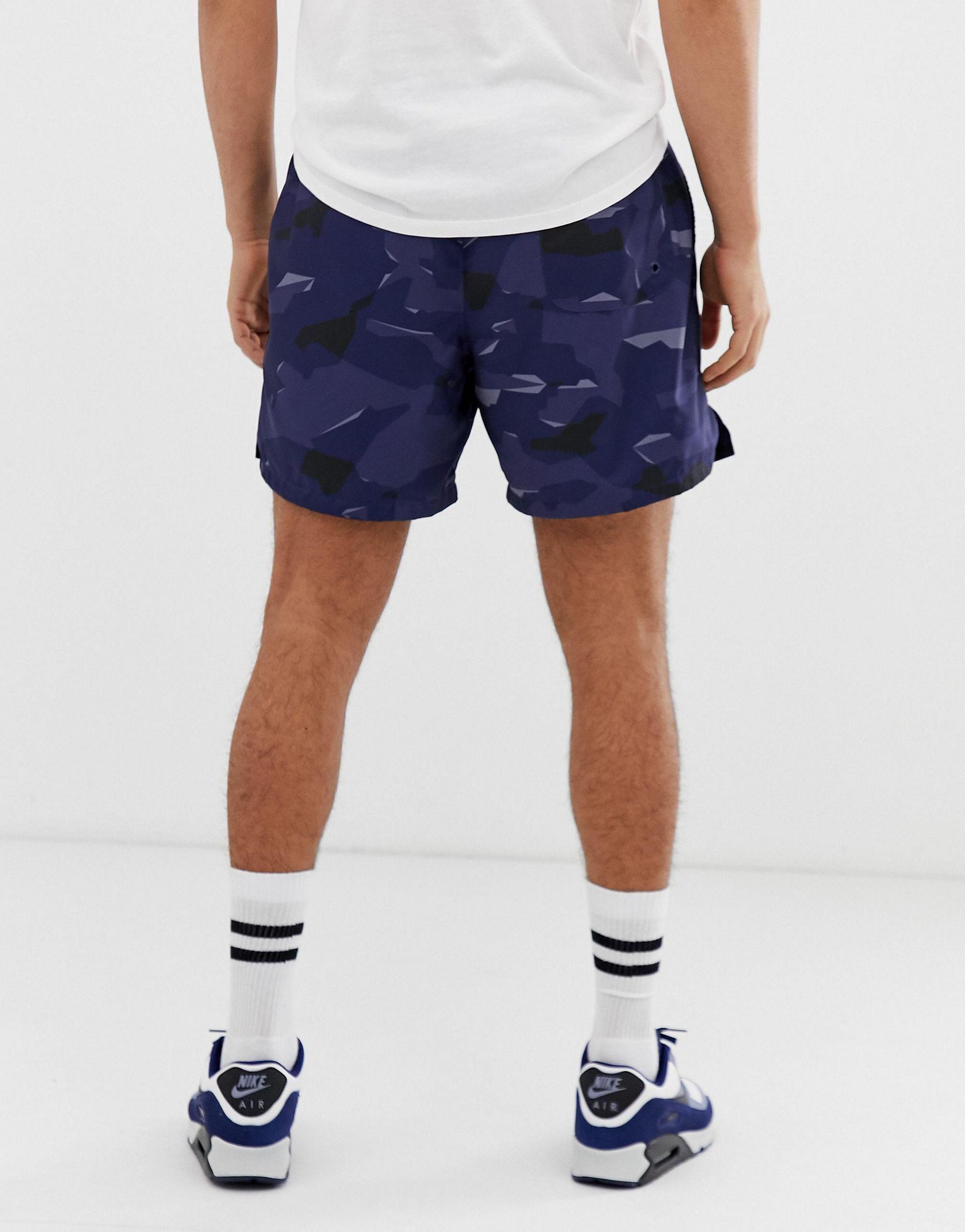 nike blue camo shorts