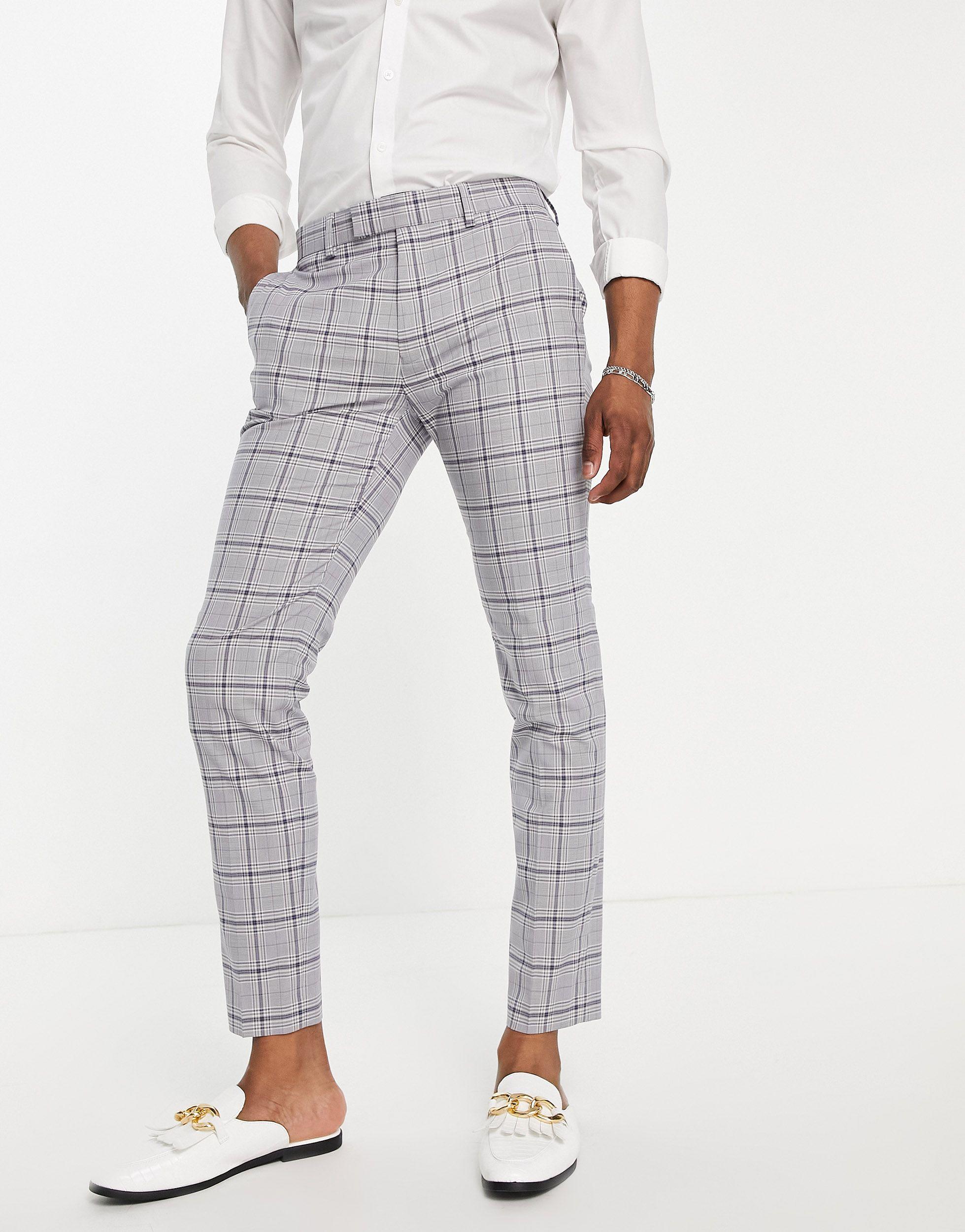 TOPMAN Super Skinny Suit Pant in Gray 