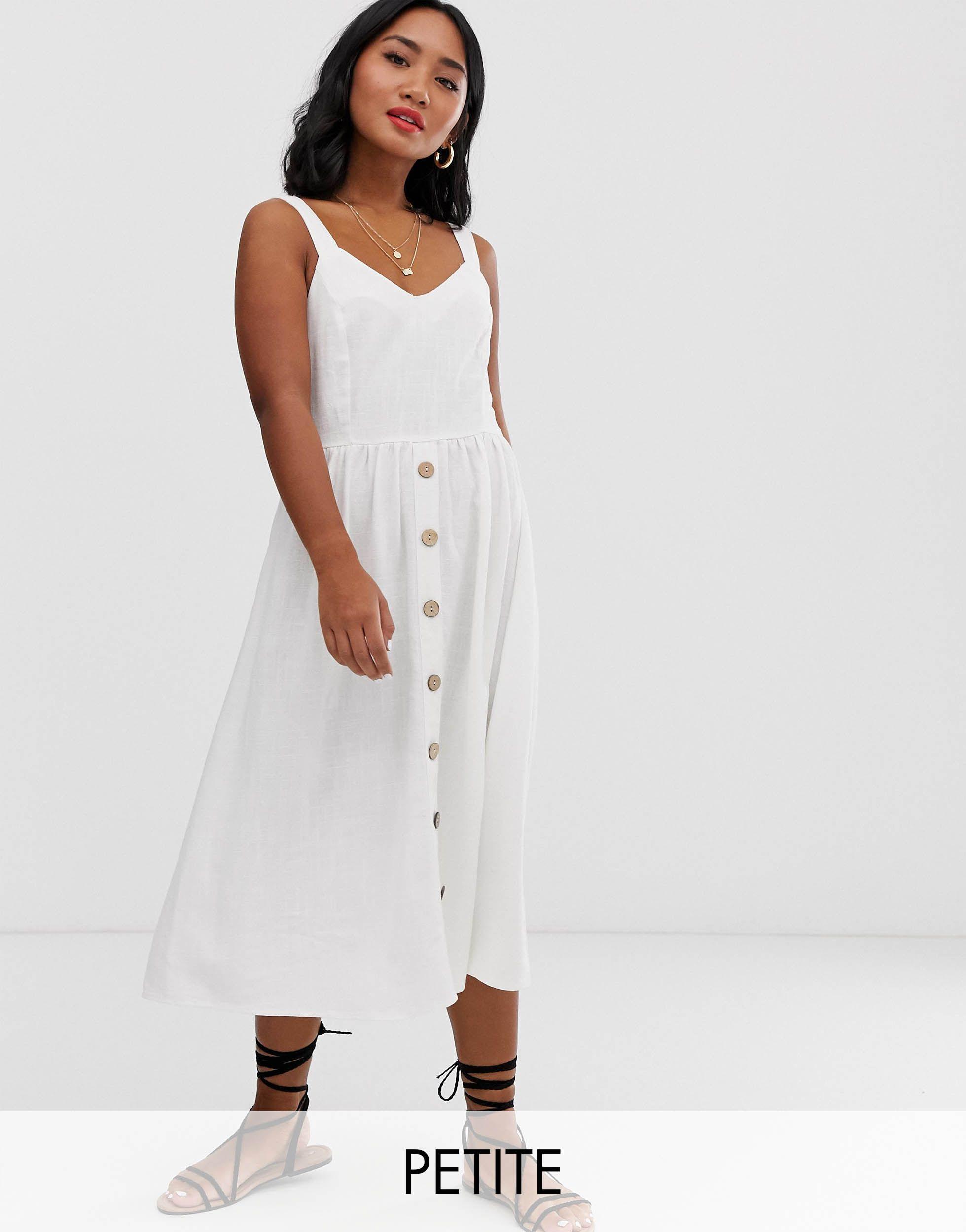 new look button down dress
