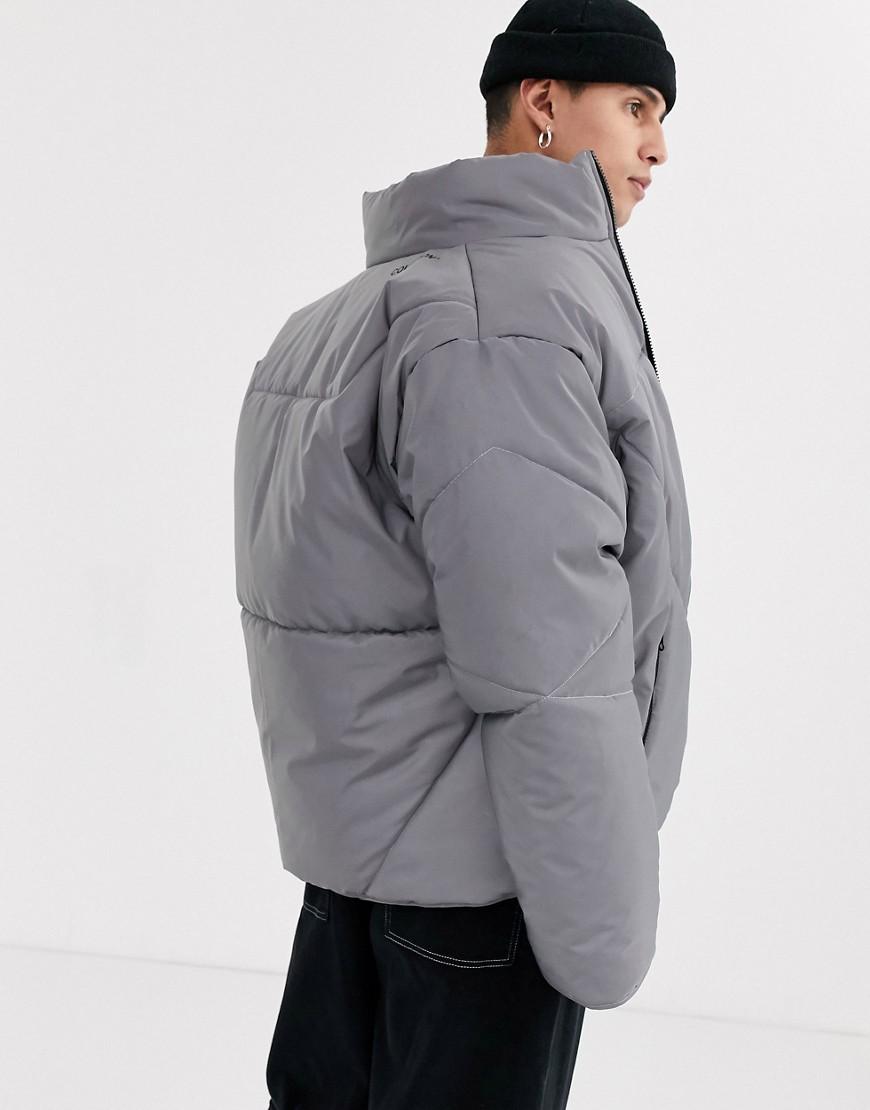 collusion unisex puffer jacket