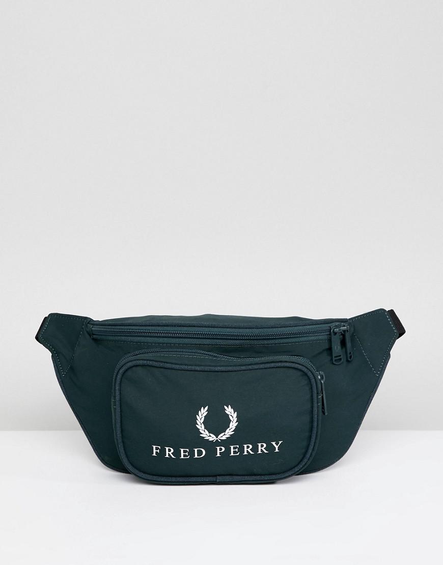 Fred Perry Retro Waist Bag in Green for Men | Lyst
