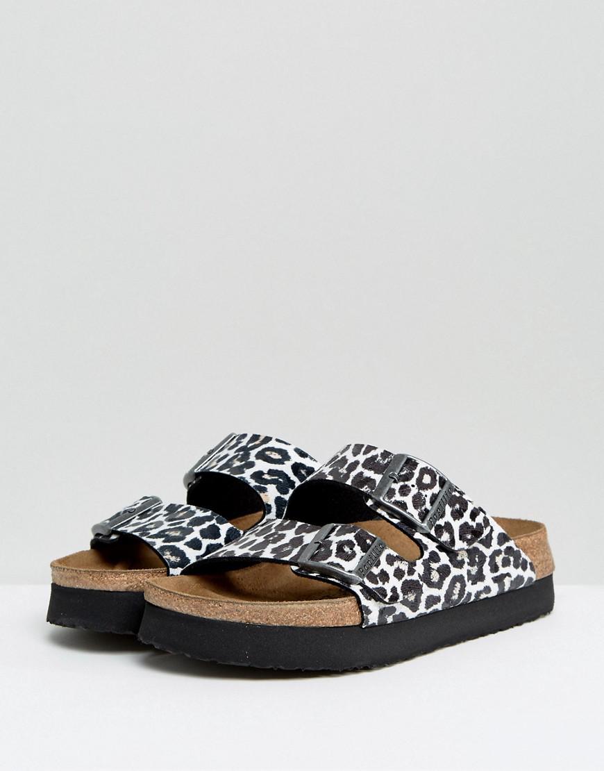 papillio by birkenstock leopard slingback flat sandals