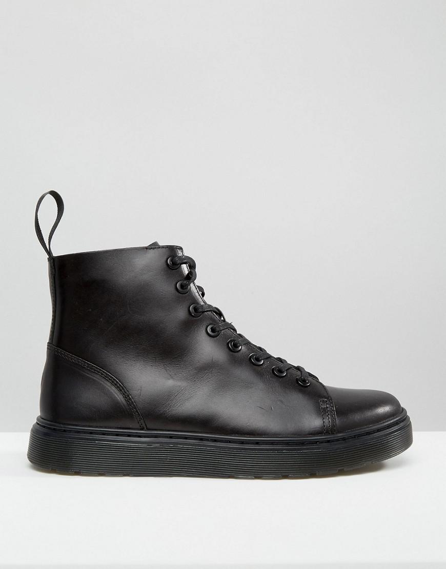 Dr. Martens Leather Talib 8-eye Boots in Black for Men | Lyst