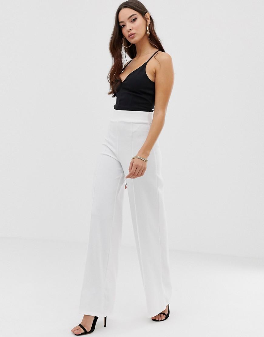 stretchy printed pants