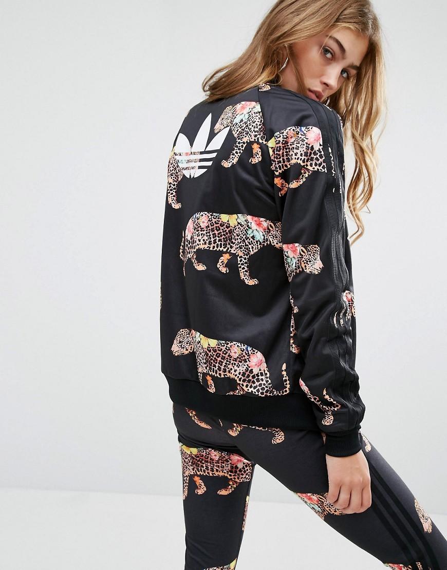adidas leopard track jacket