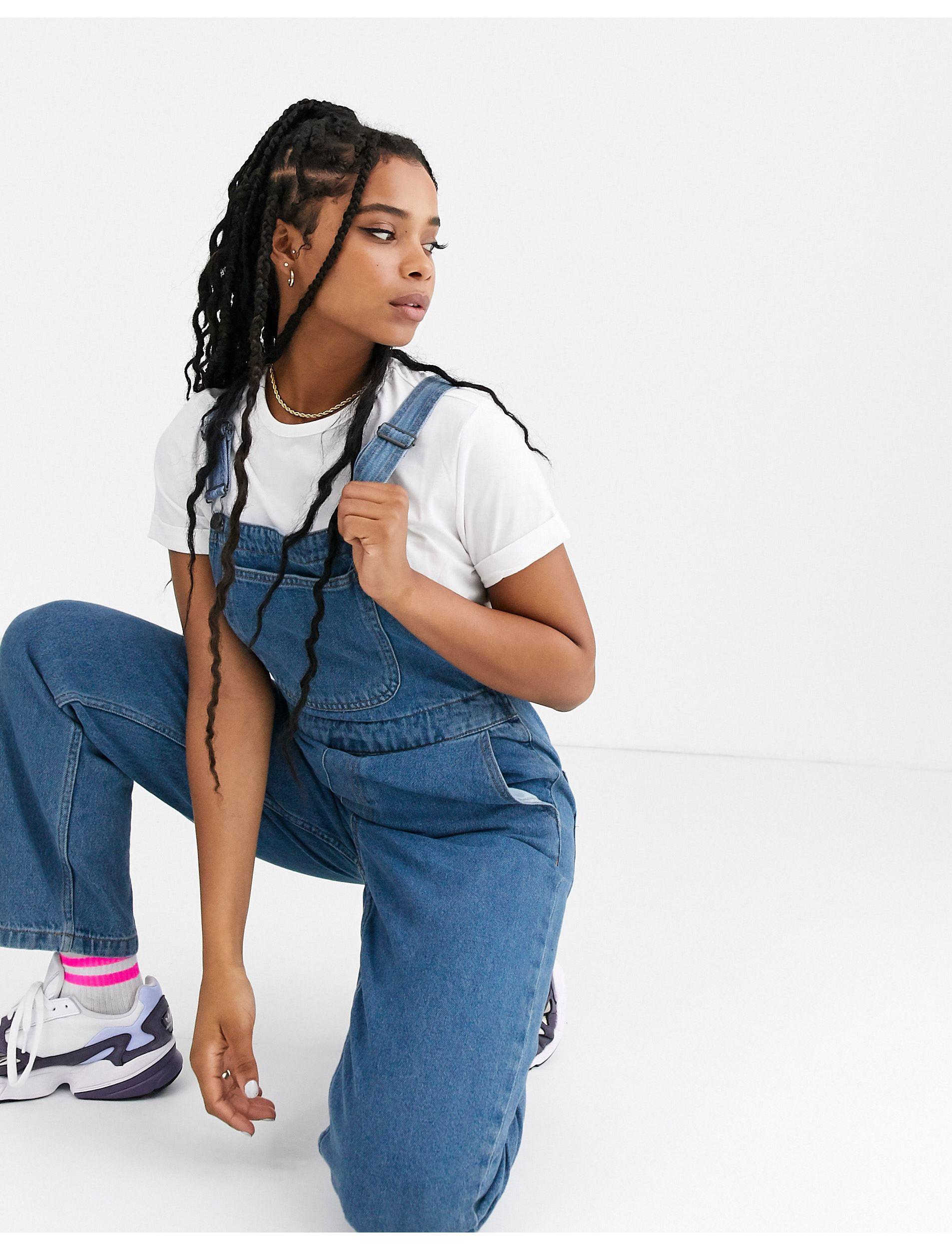 Peto vaquero Mom Noisy May de Denim de color Azul | Lyst