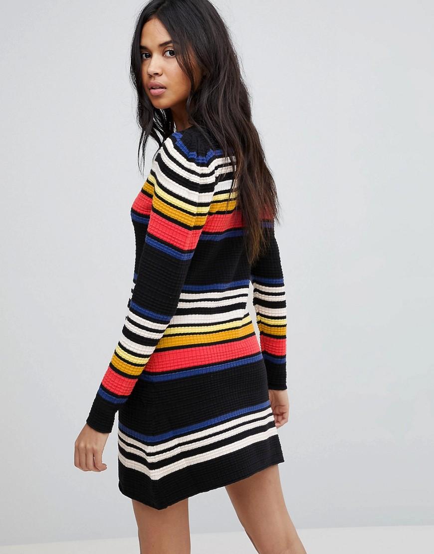 free people striped sweater dress