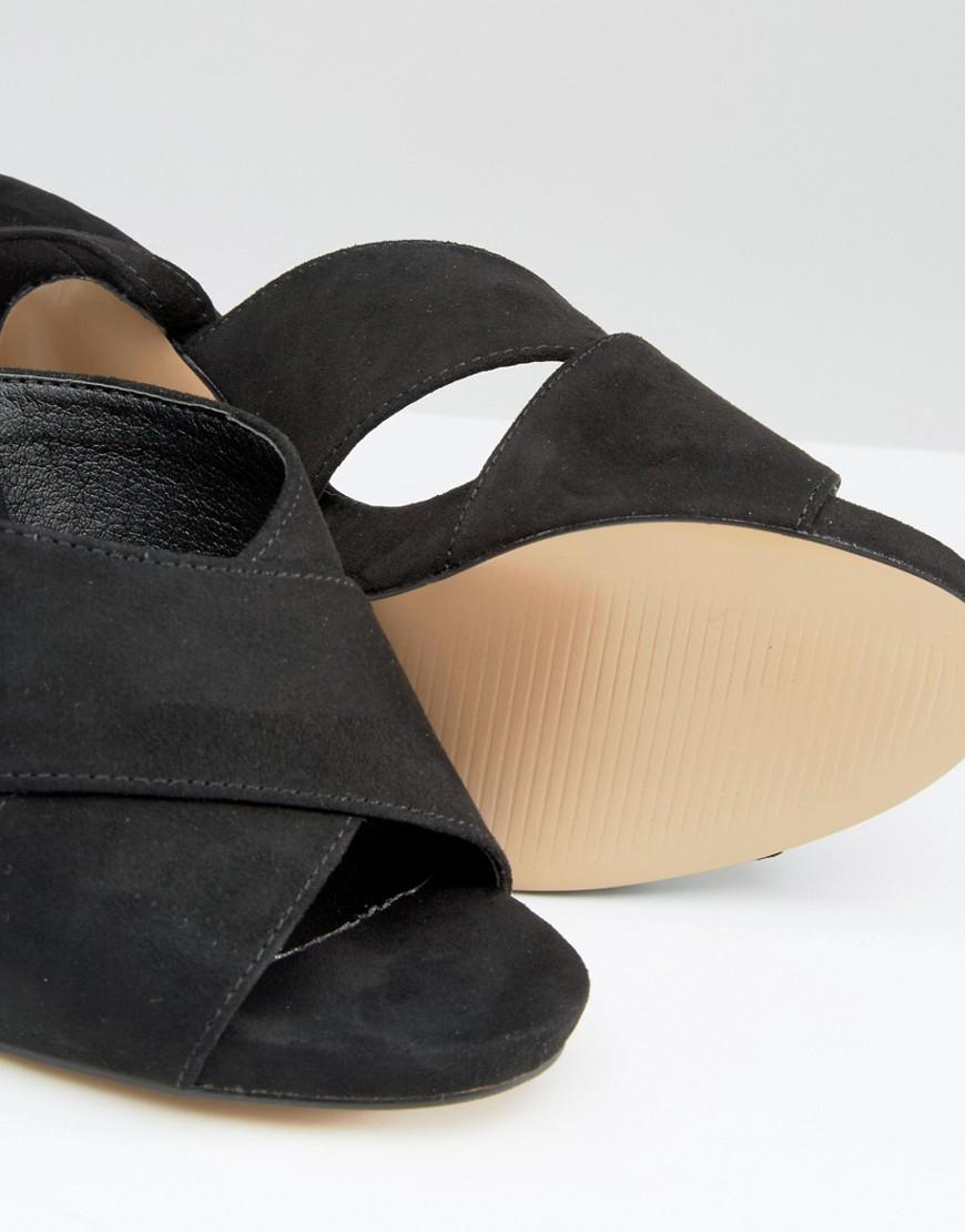 Lyst Truffle Collection Truffle Tie Ankle Rita Heeled Sandals in Black Lyst Truffle Collection Truffle Tie Ankle Rita Heeled Sandals in Black