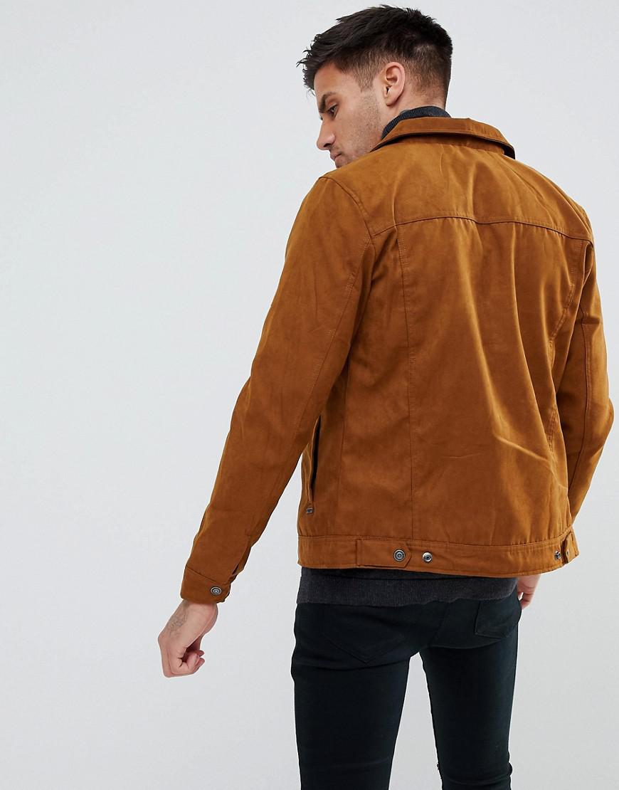 pull and bear suede jacket