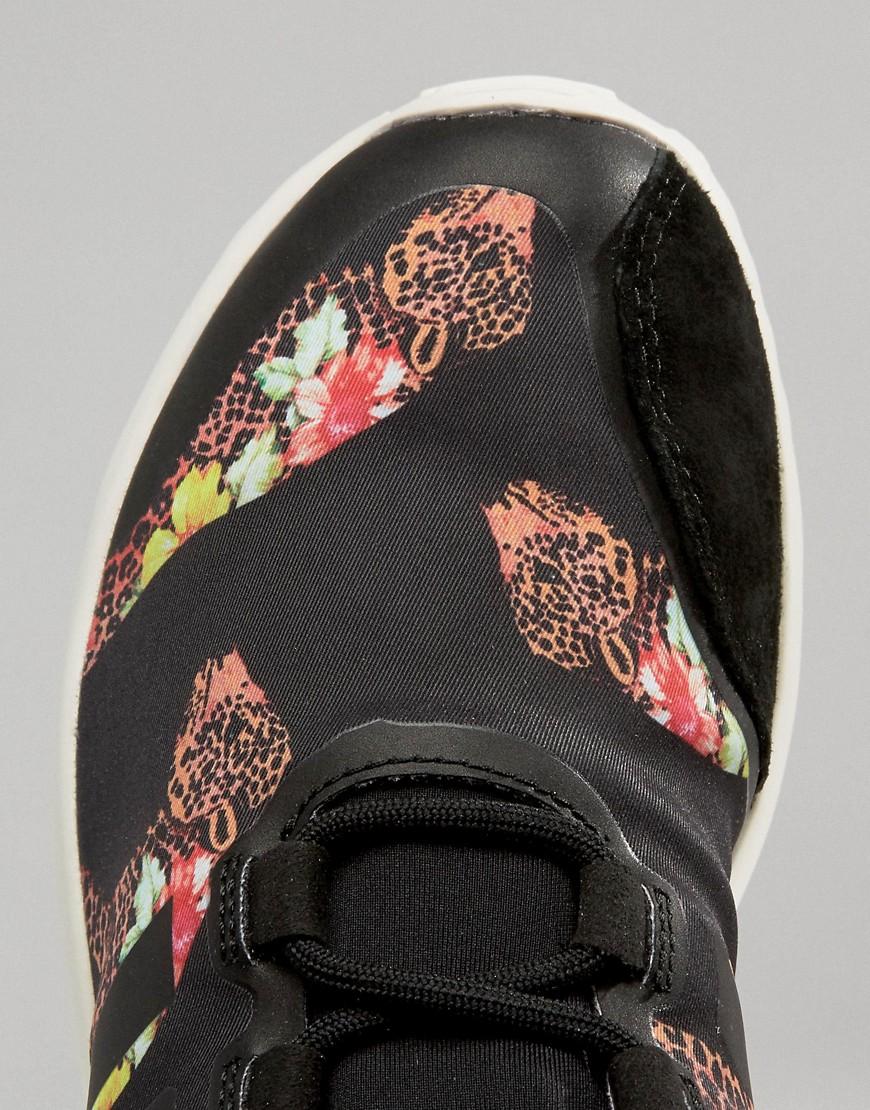 adidas Originals Zx Flux Leopard Print Sneakers - Lyst