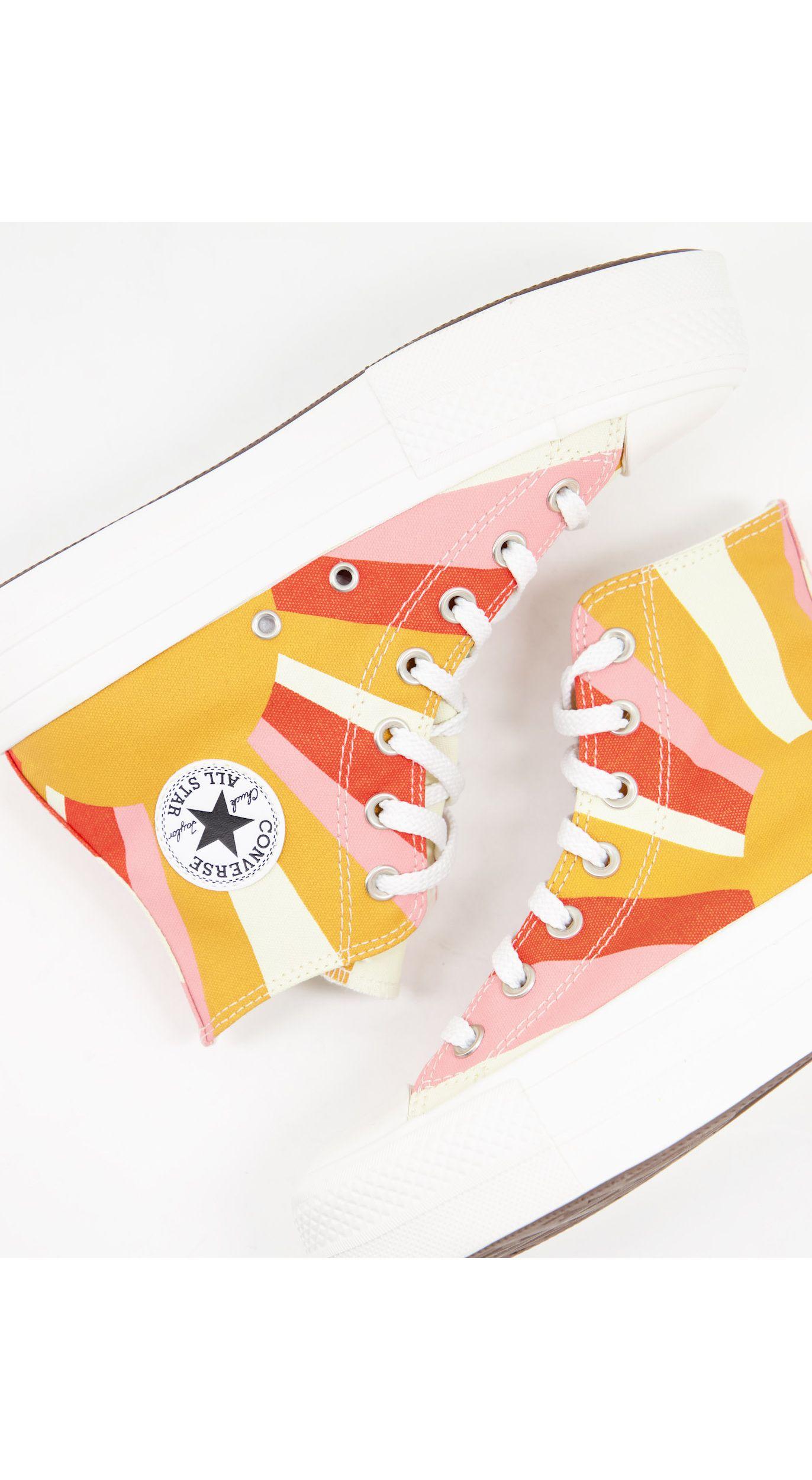 Converse Chuck Taylor Lift Sunshine Trainer in Pink | Lyst