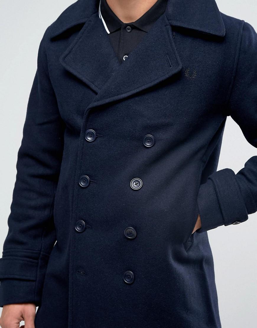 fred perry peacoat